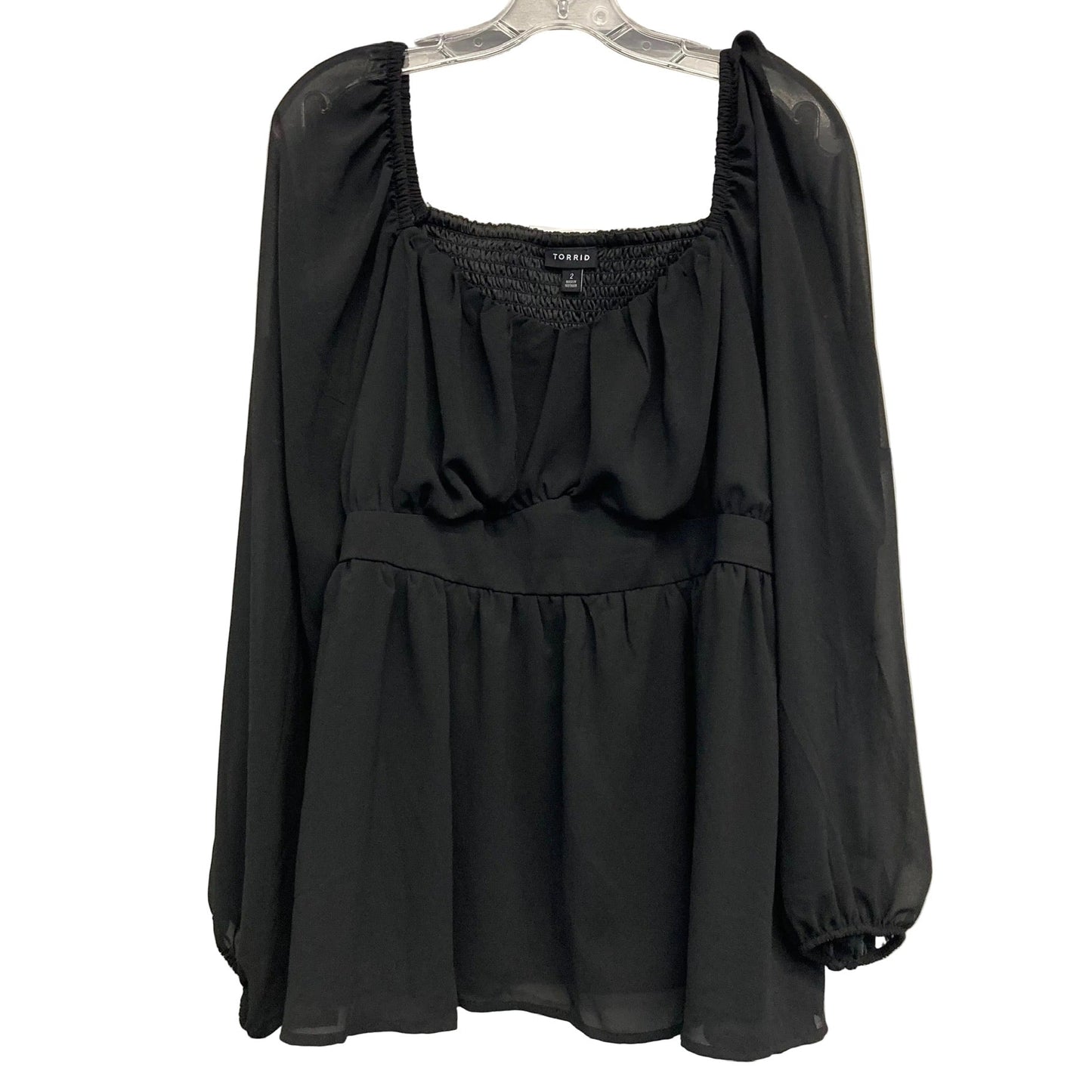 Top Ls By Torrid In Black, Size:2X
