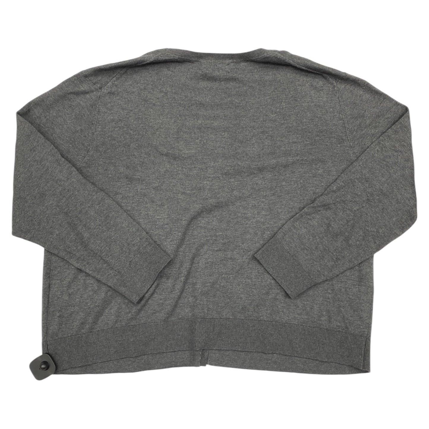 Sweater Cardigan By Banana Republic In Grey, Size:Xxl