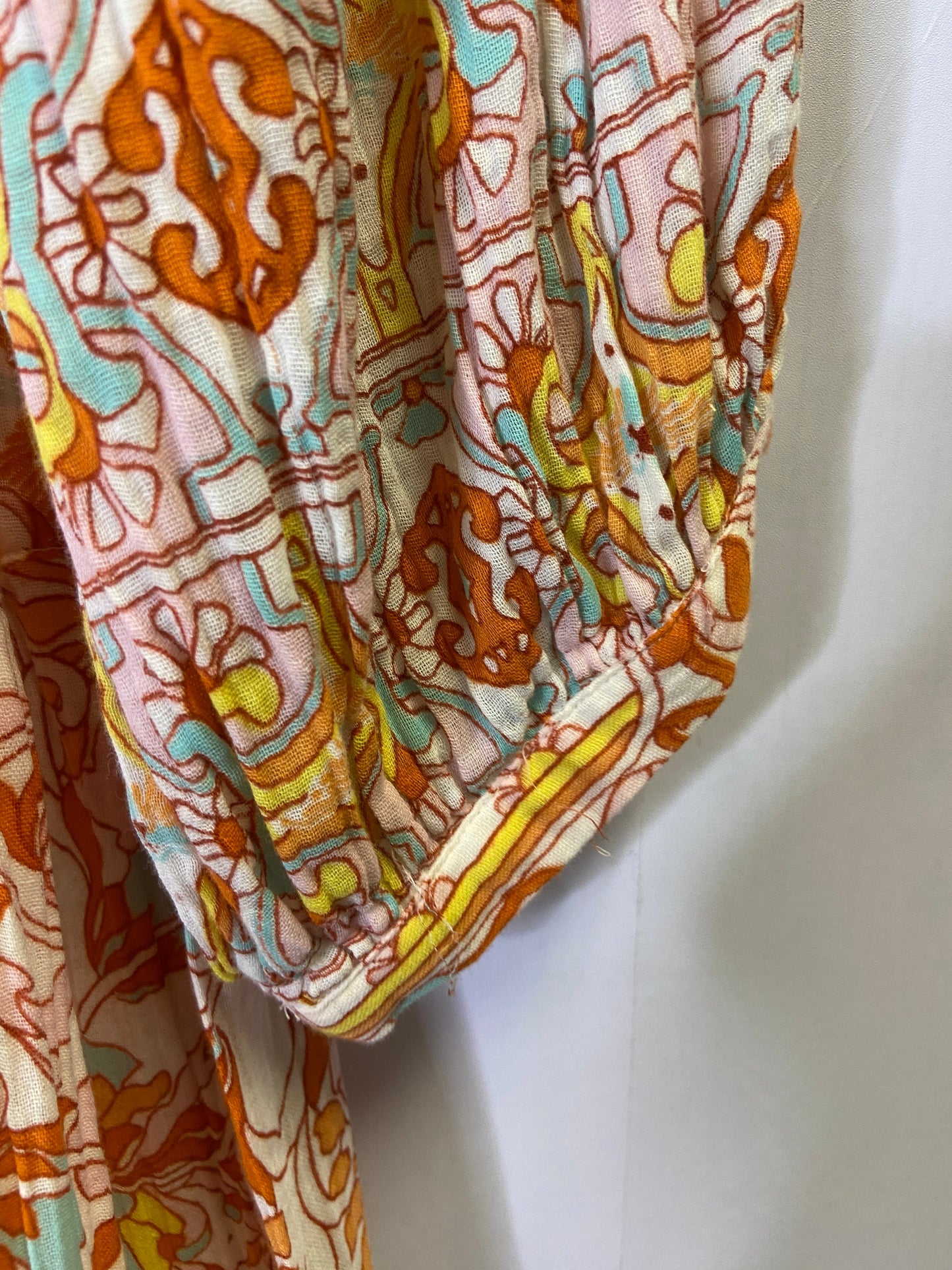 Dress Casual Midi By Anthropologie In Orange, Size: S