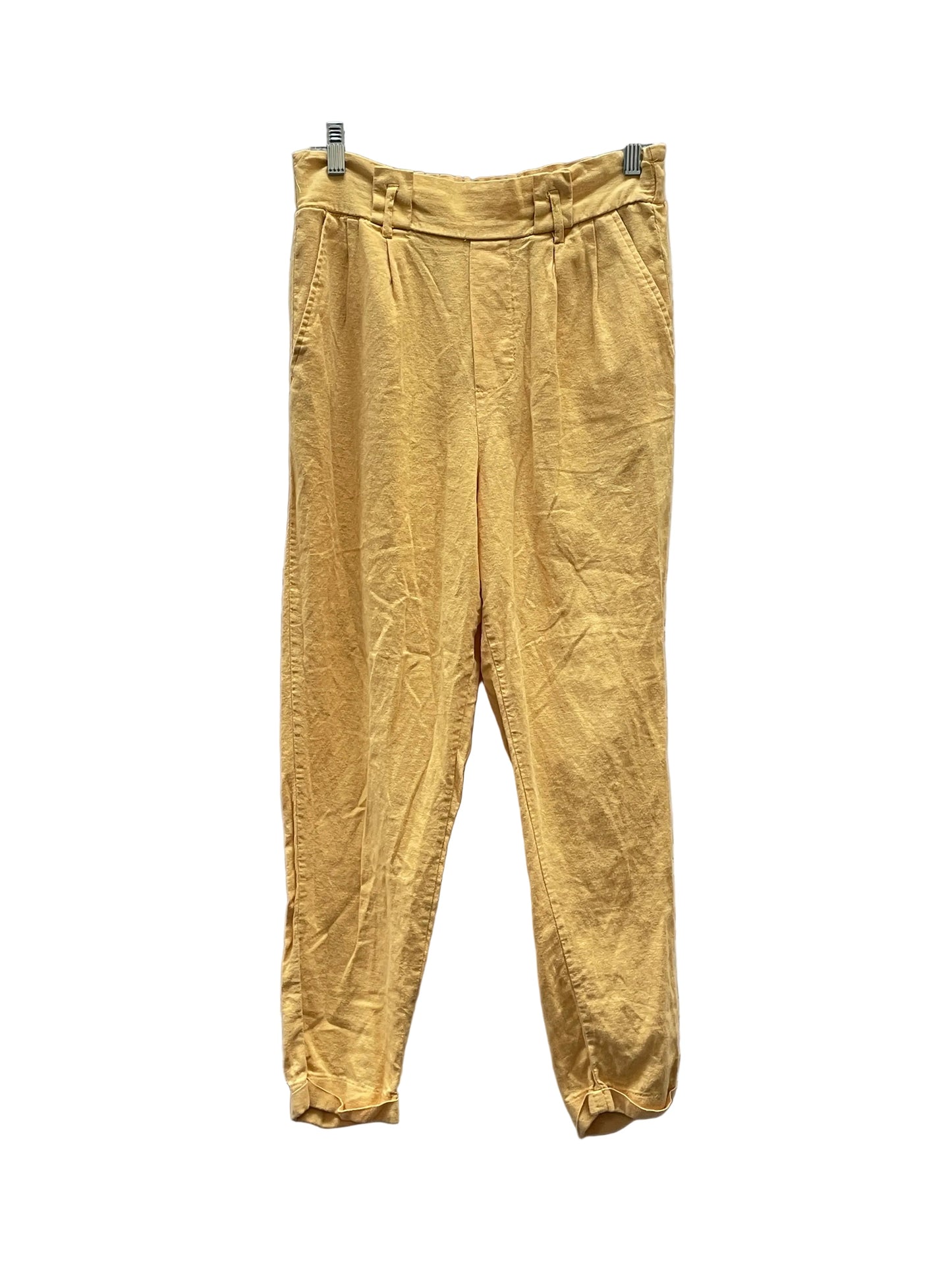 Pants Linen By Love Tree In Yellow, Size:4