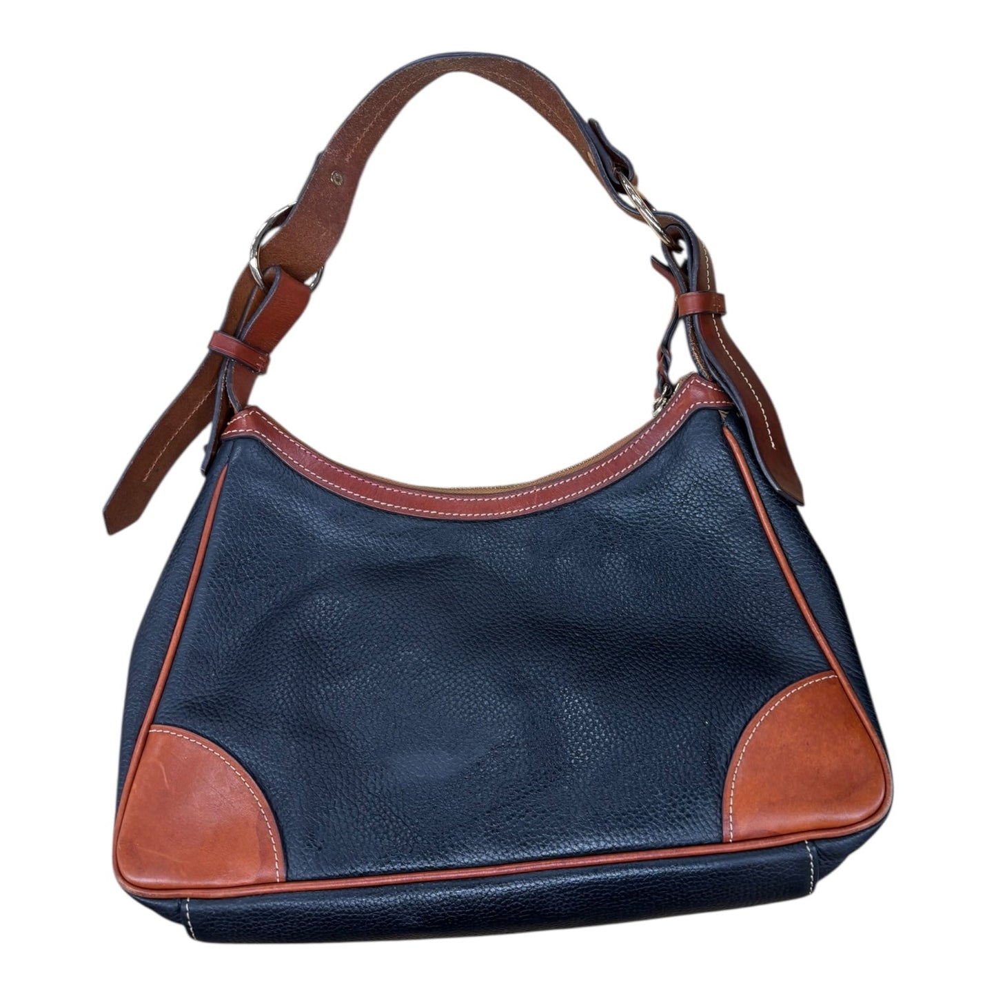 Handbag Designer By Dooney And Bourke In Black & Brown, Size:Medium