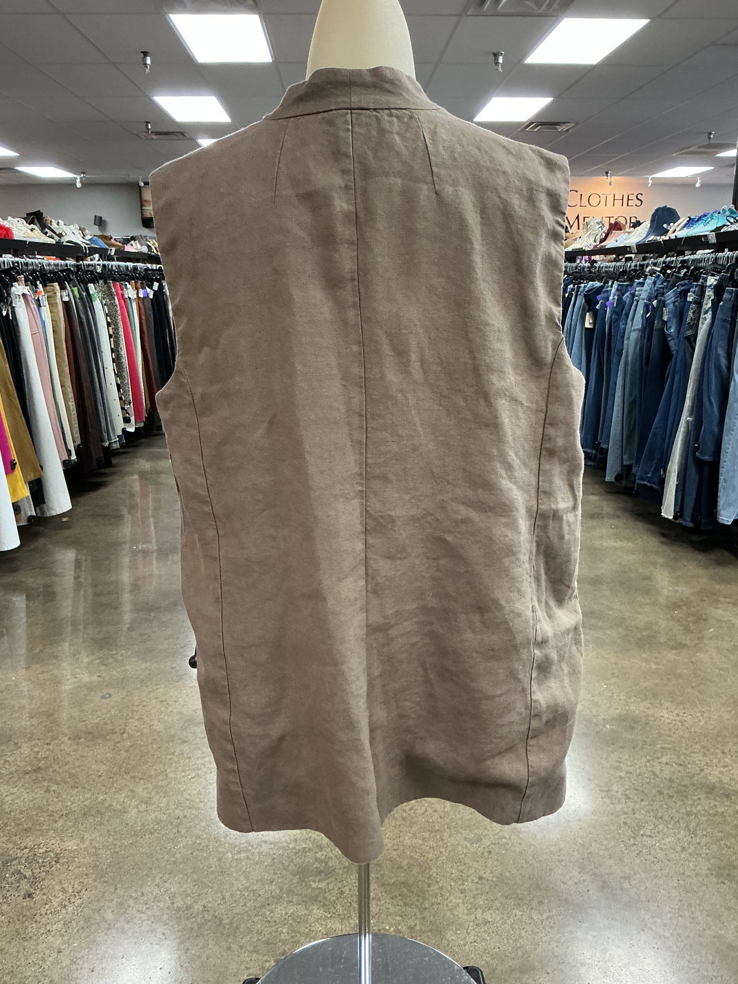Vest Other By Chicos In Brown, Size:L