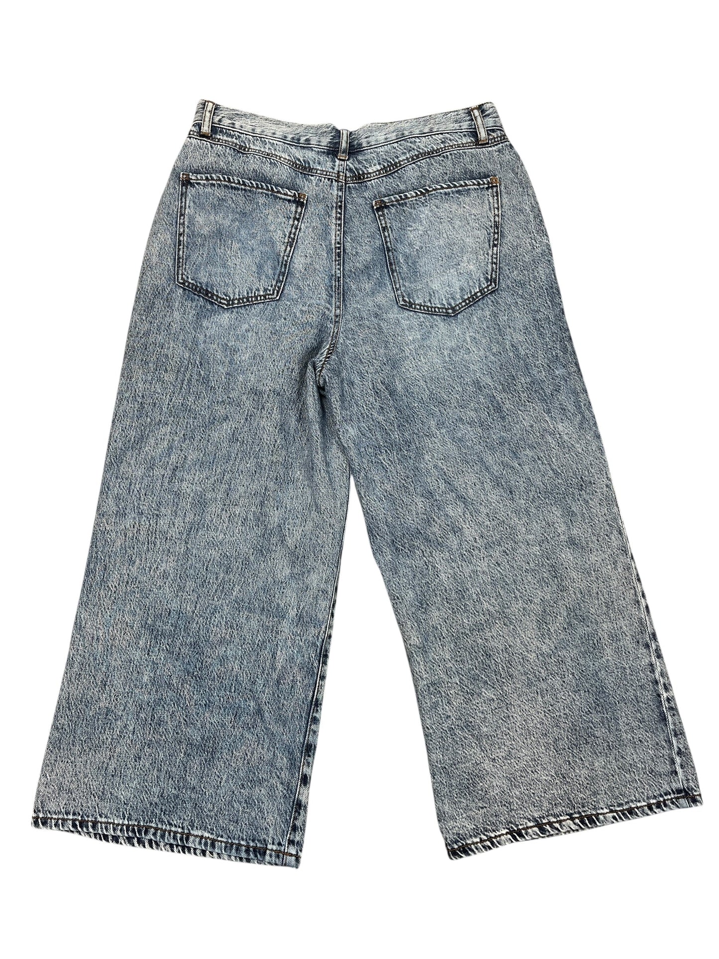 Jeans Wide Leg By SINCERELY JULES In Blue Denim, Size:10