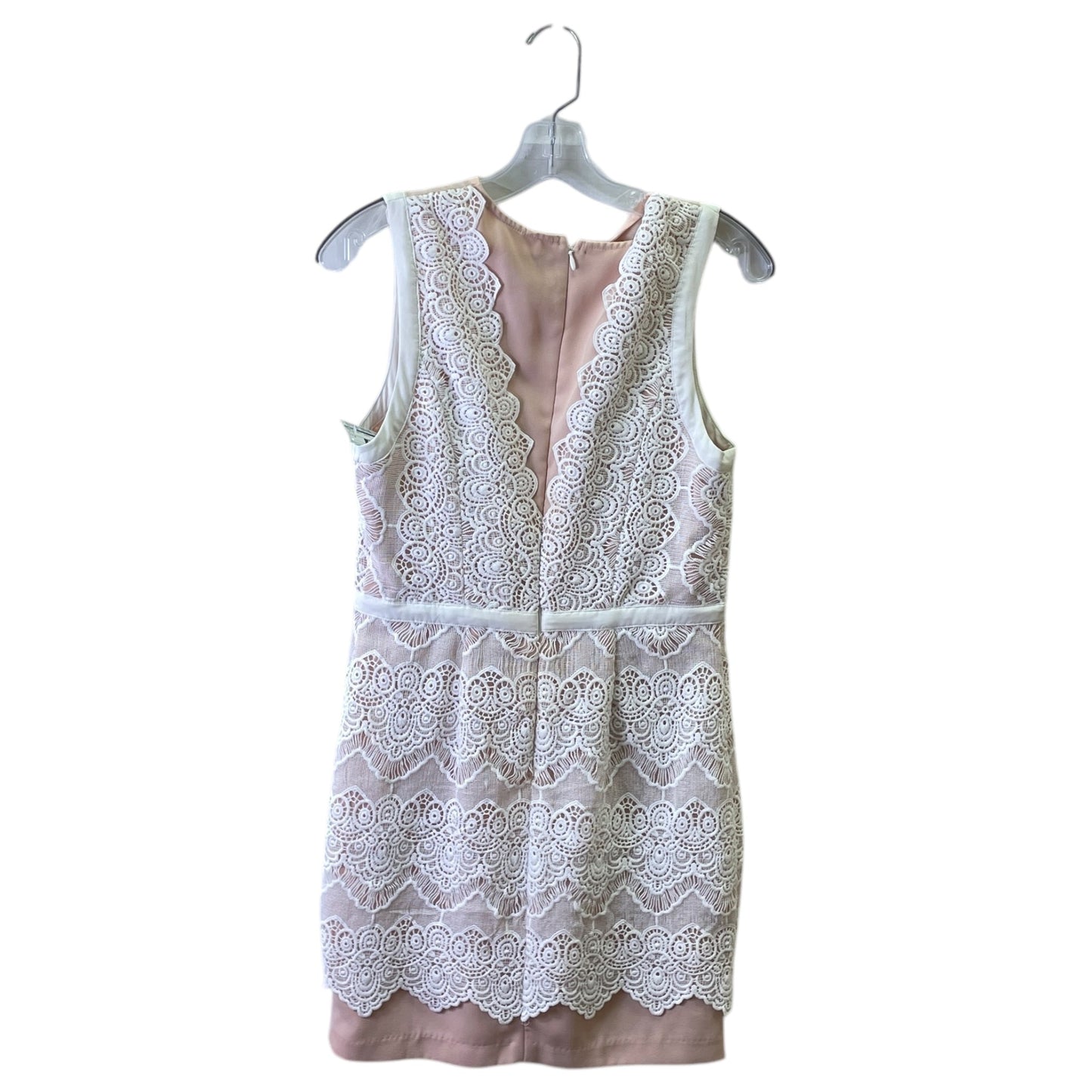 Dress Party Long By Bcbgmaxazria In Ivory, Size:S