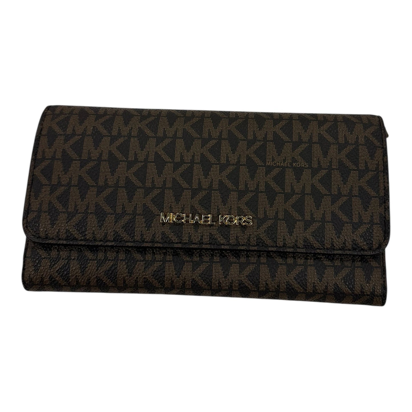 Wallet Designer By Michael Kors In Brown, Size:Medium