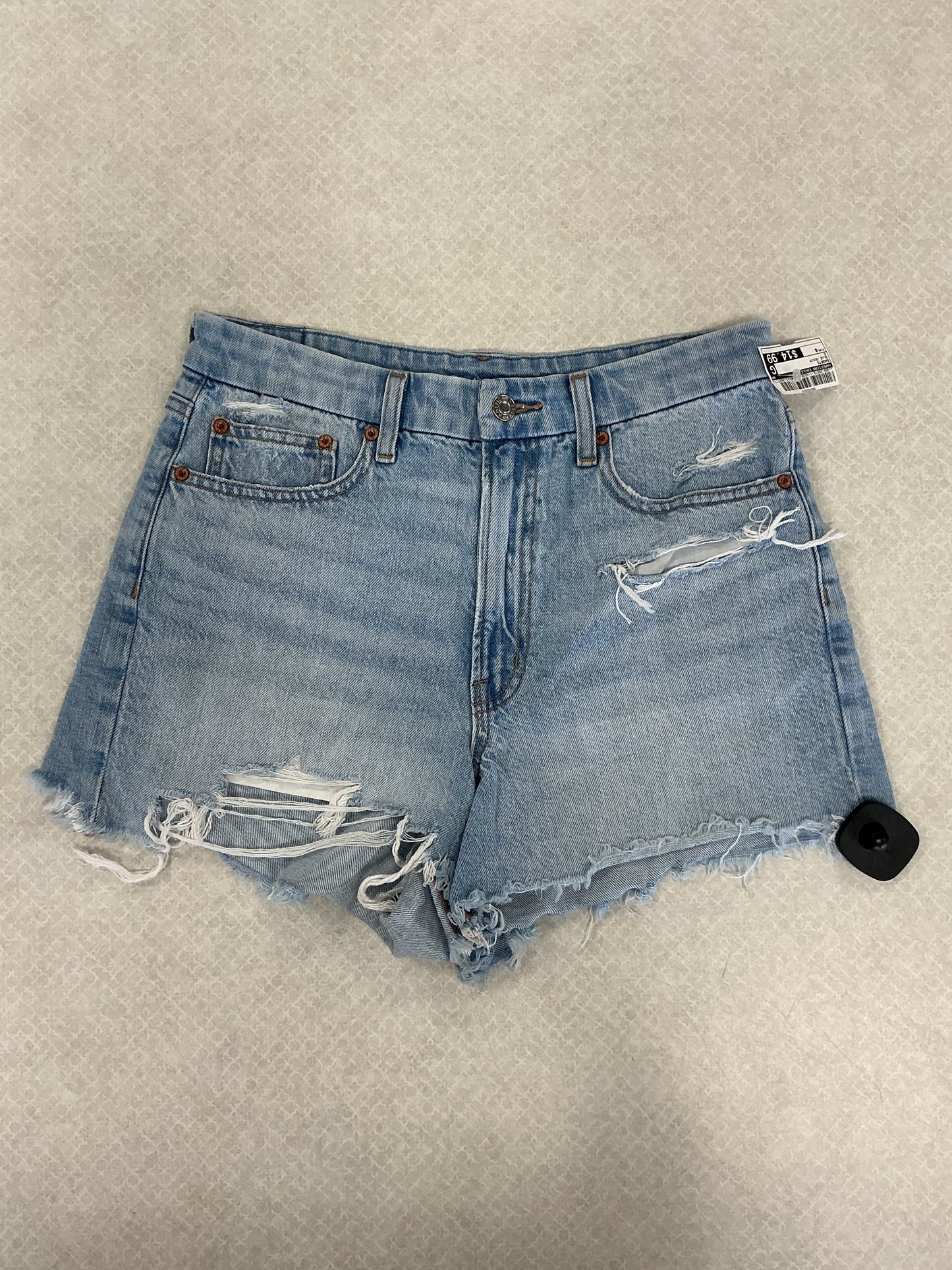 Shorts By American Eagle In Blue Denim, Size:6