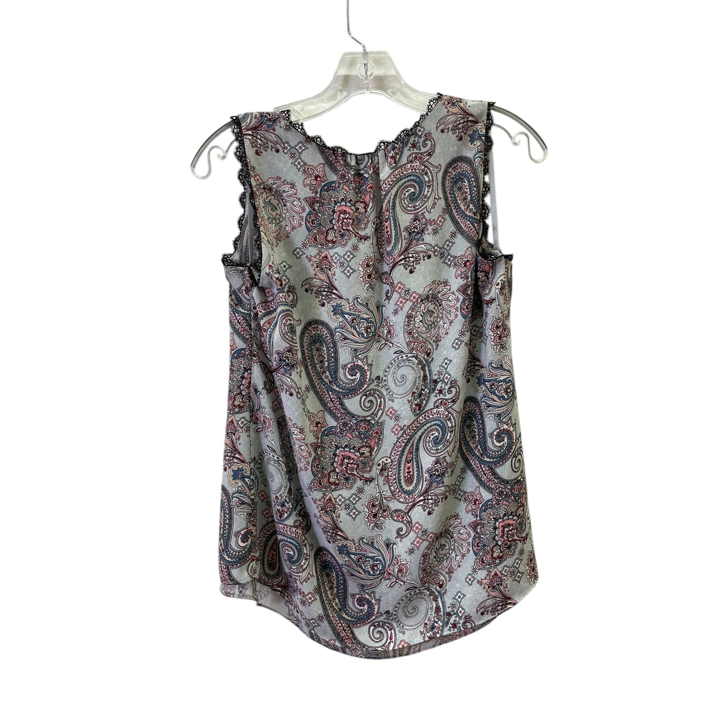 Top Sleeveless By White House Black Market In Blue & Red, Size:Xs