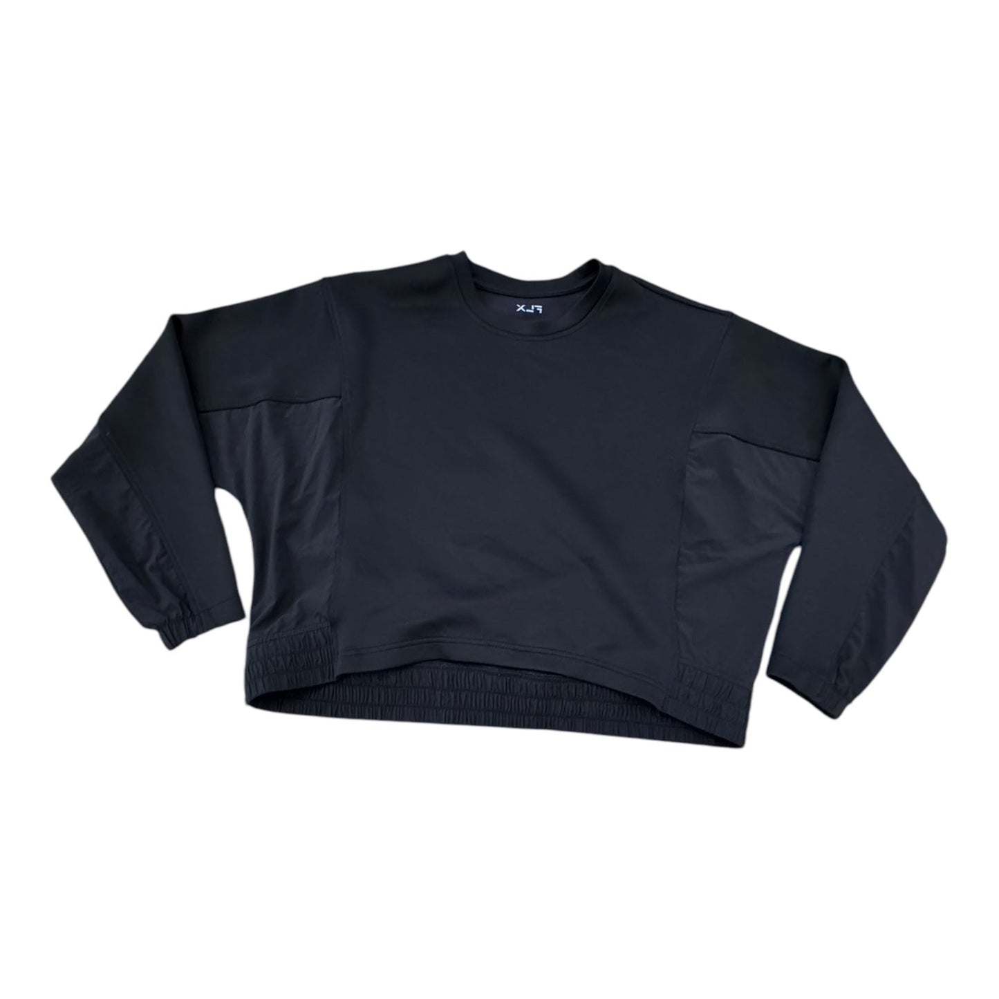 Athletic Sweatshirt Crewneck By Flx In Black, Size:M