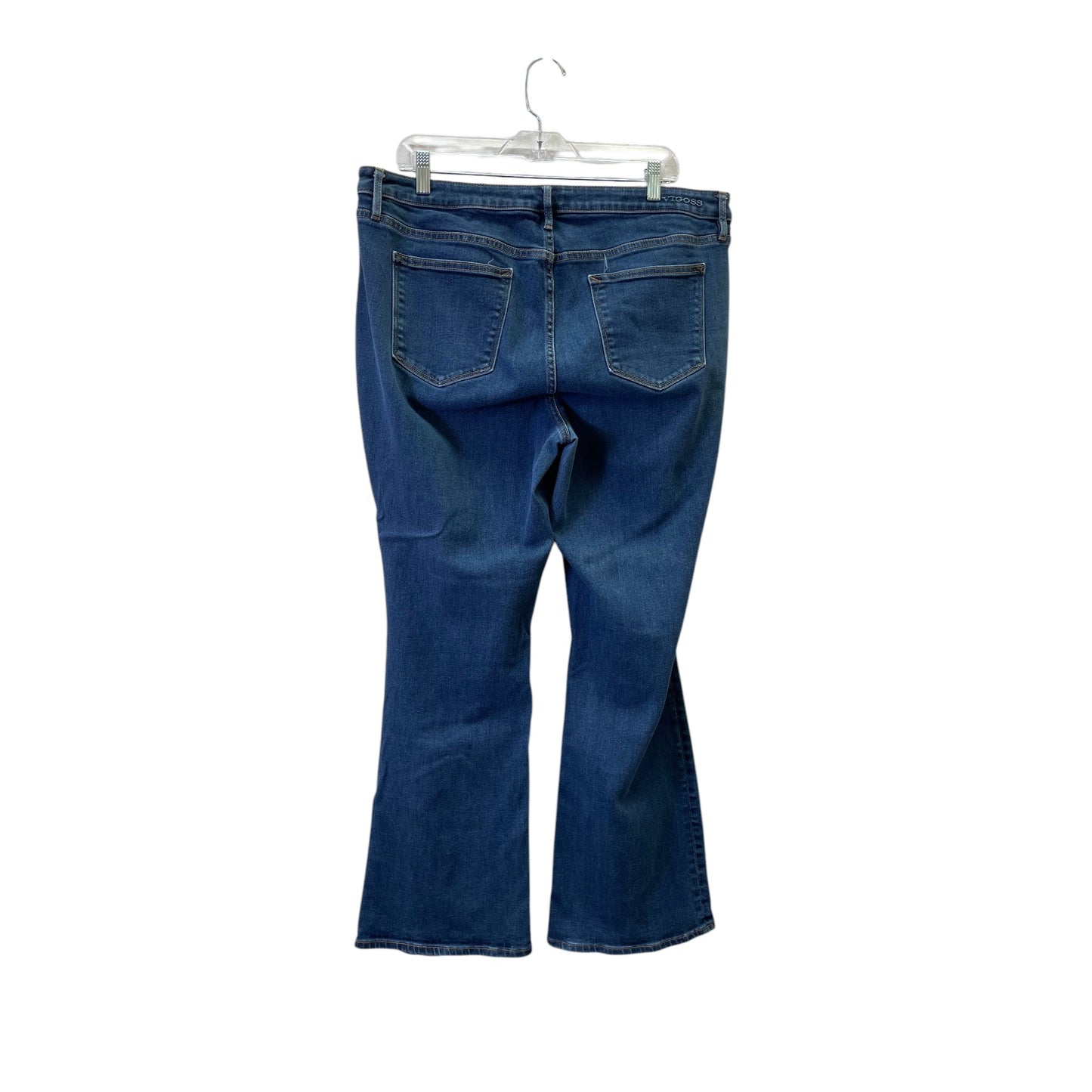 Jeans Flared By Vigoss In Blue, Size:18