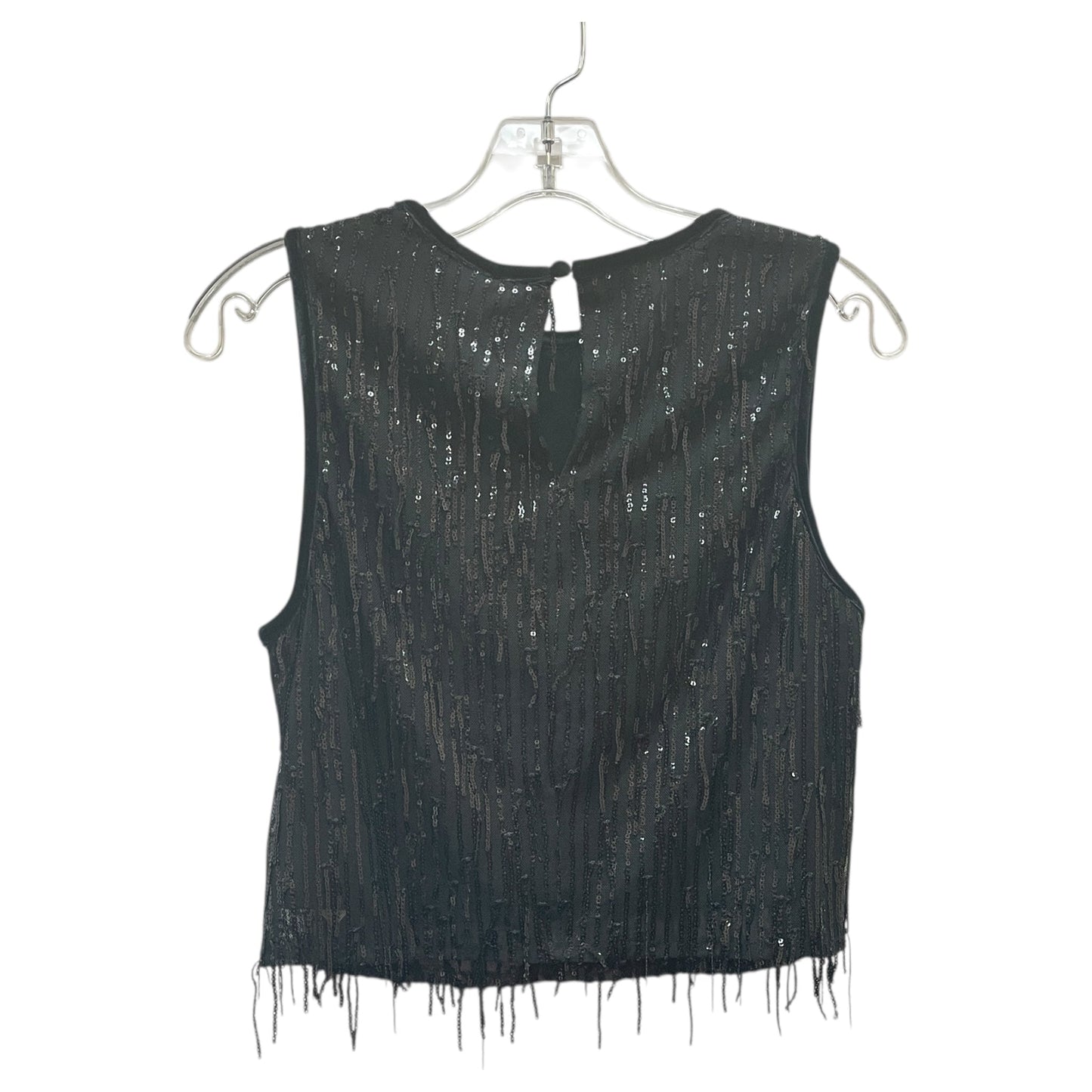 Top Sleeveless By Avec Les Filles In Black, Size:S