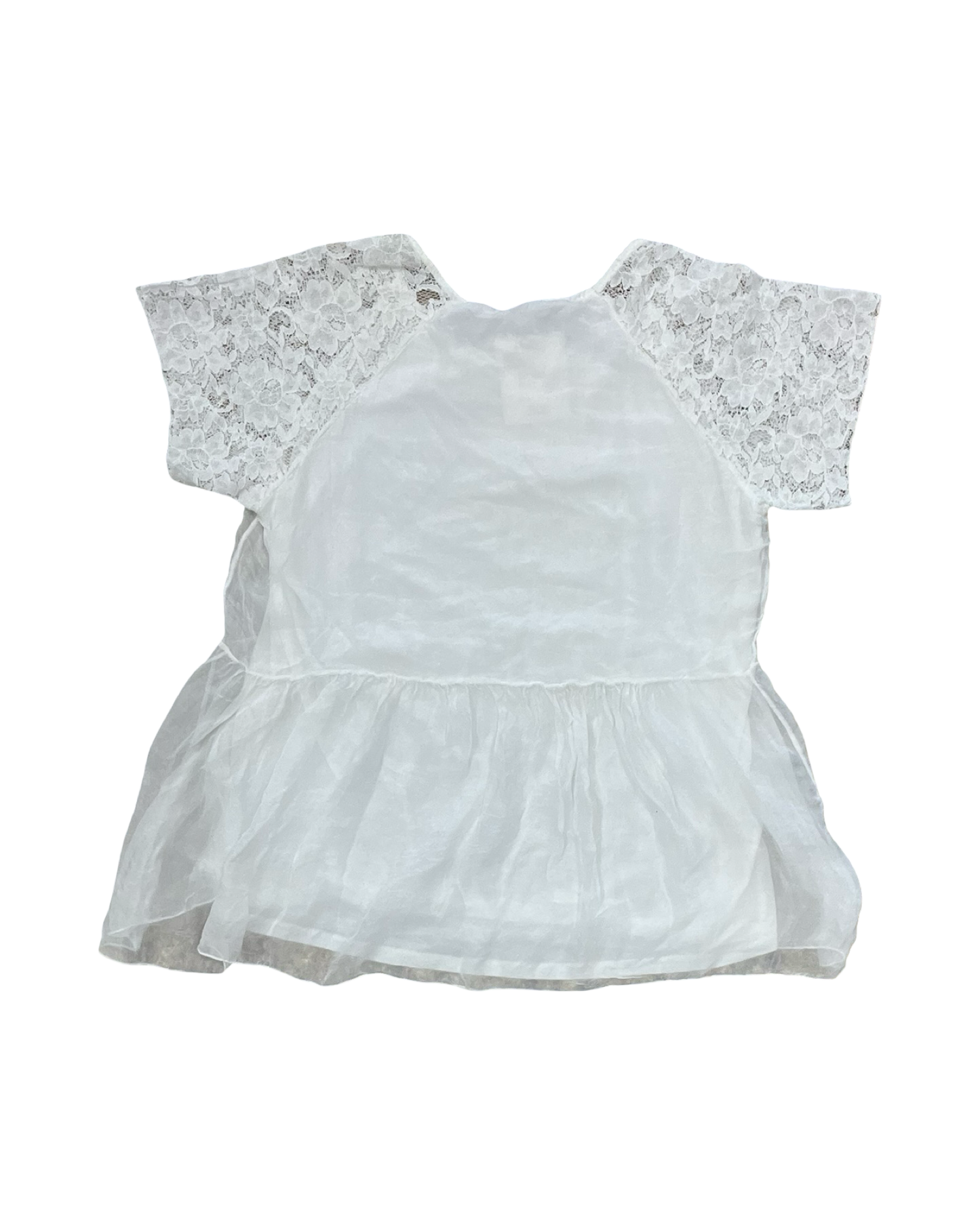 Top Ss By Clothes Mentor In White, Size:S