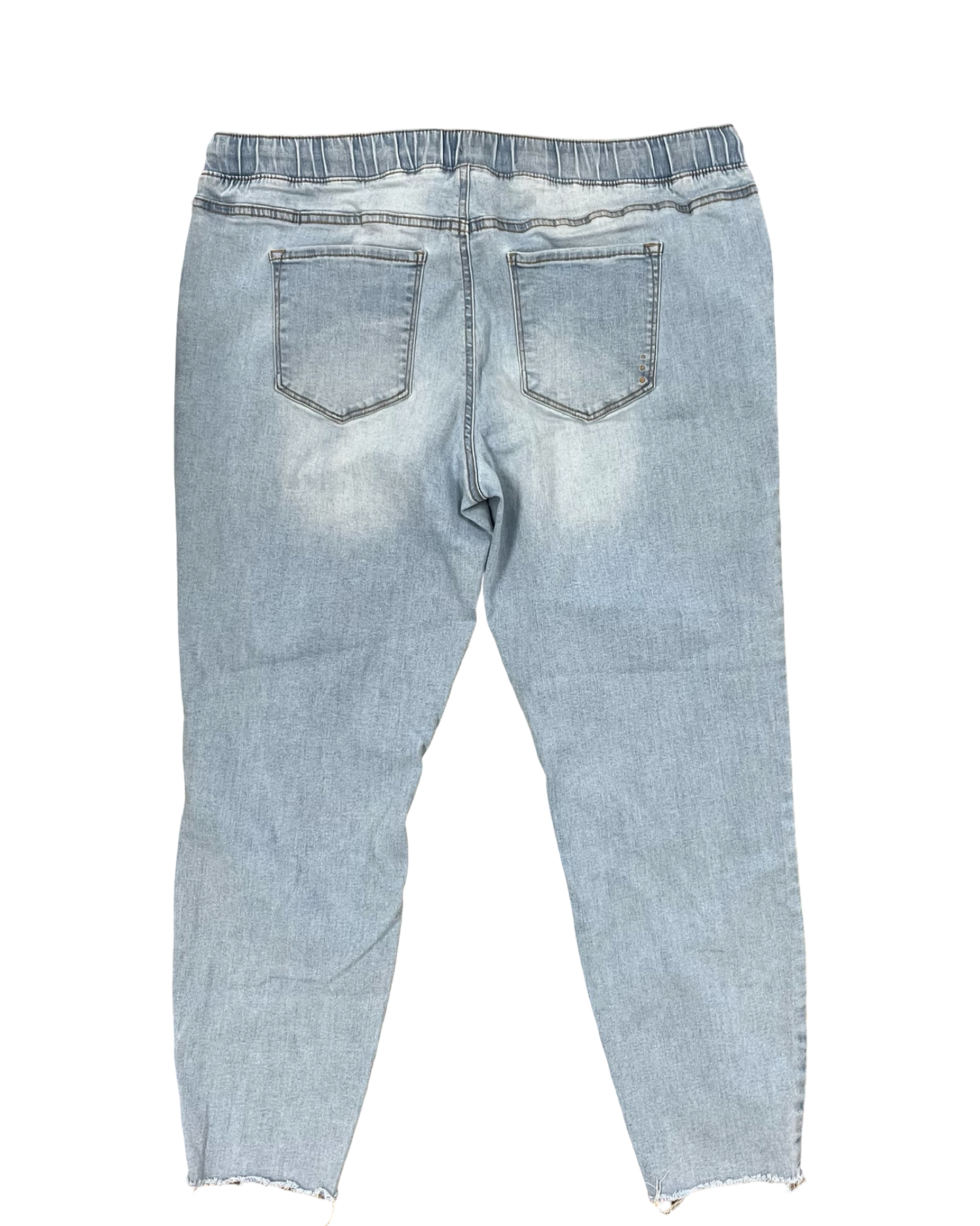 Jeans Cropped By Rachel Roy In Blue Denim, Size:16
