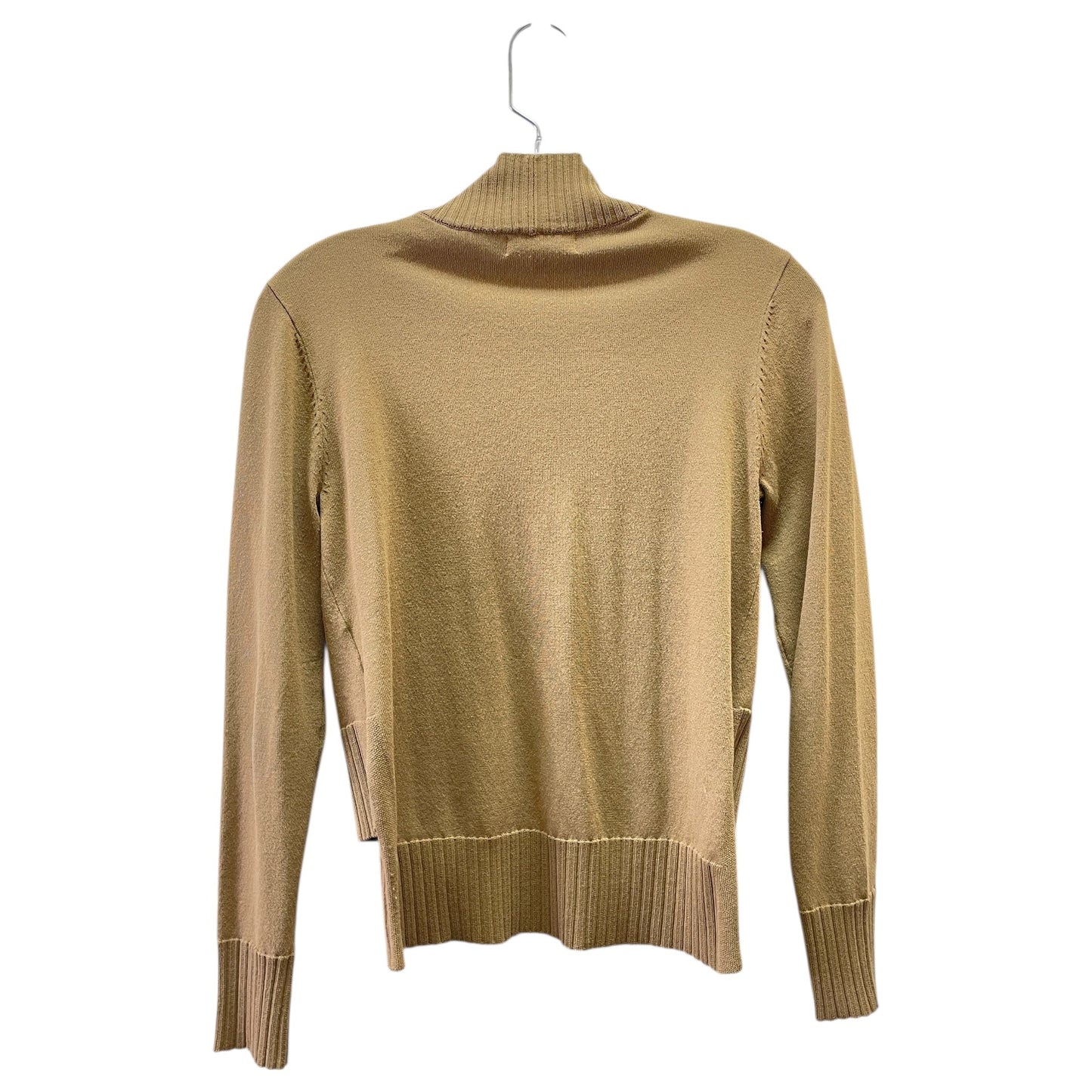 Cardigan By Hailey & Co In Tan, Size:Xs