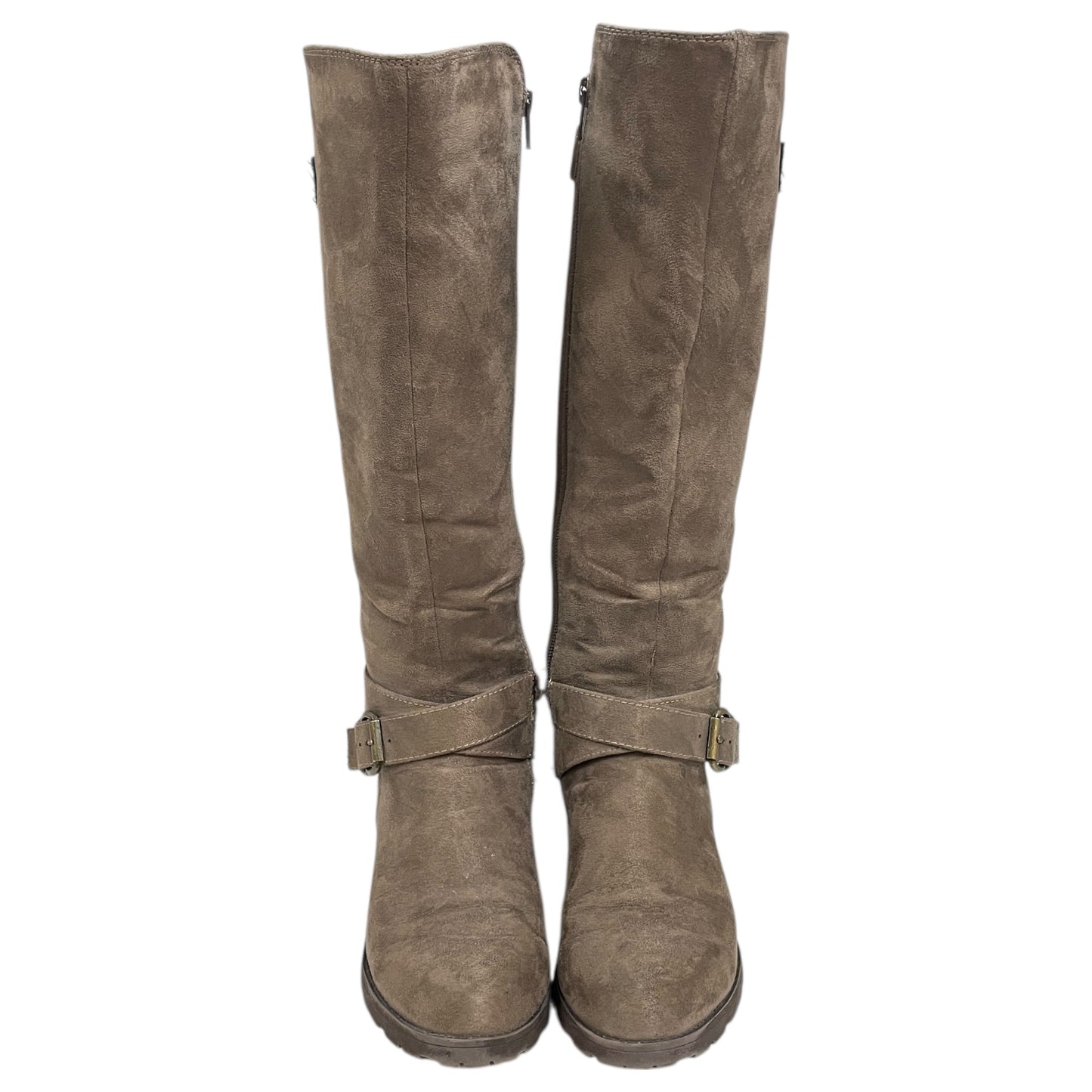 Boots Knee Flats By Sonoma In Brown, Size:8
