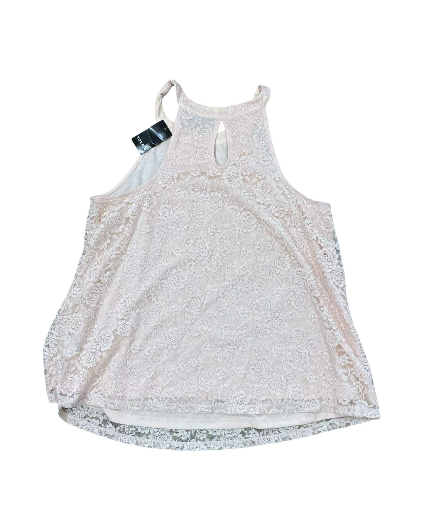 Top Sleeveless By Torrid In Peach, Size:M