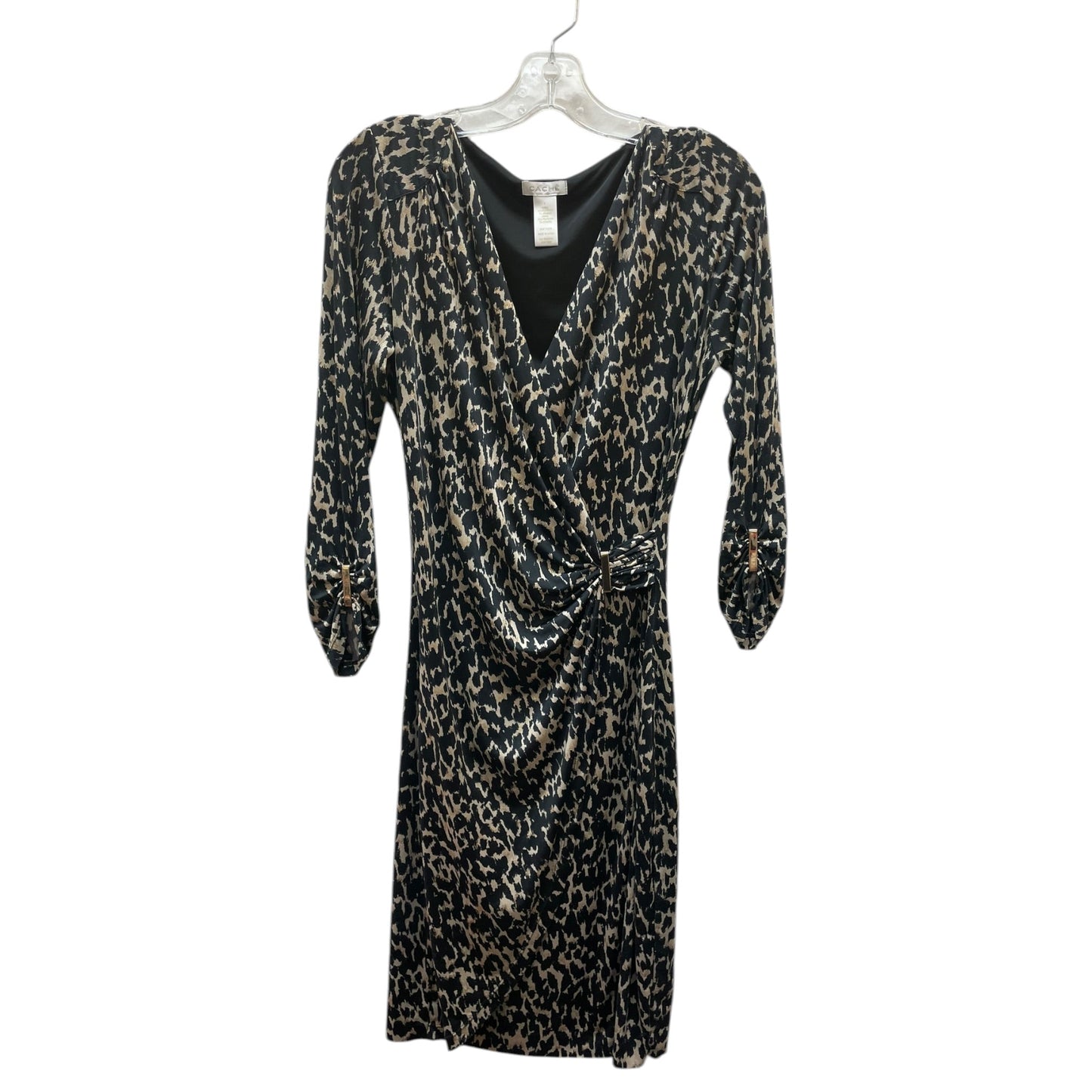 Dress Party Midi By Cache In Animal Print, Size:S