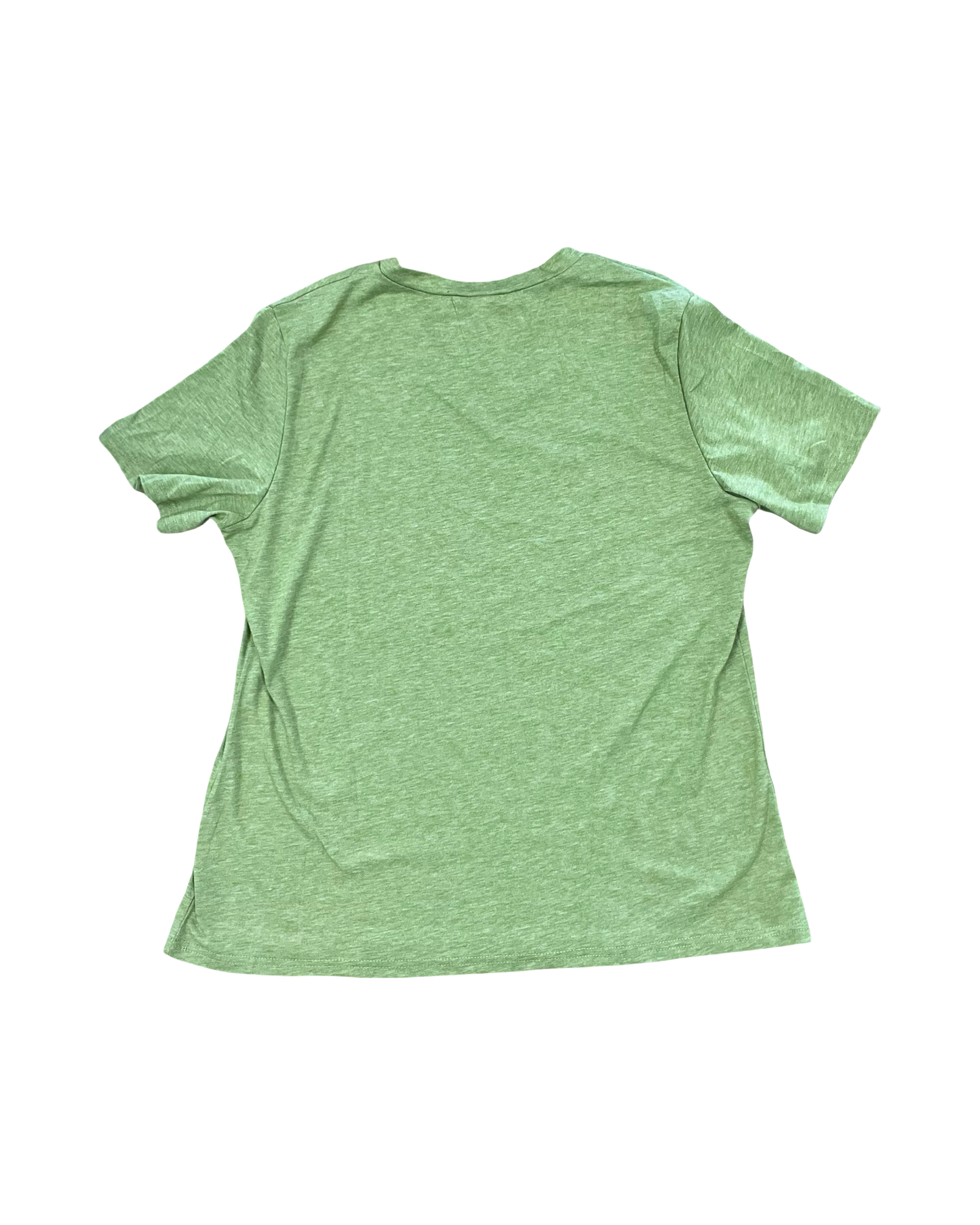 Top Ss Basic By Clothes Mentor In Green, Size:Xl