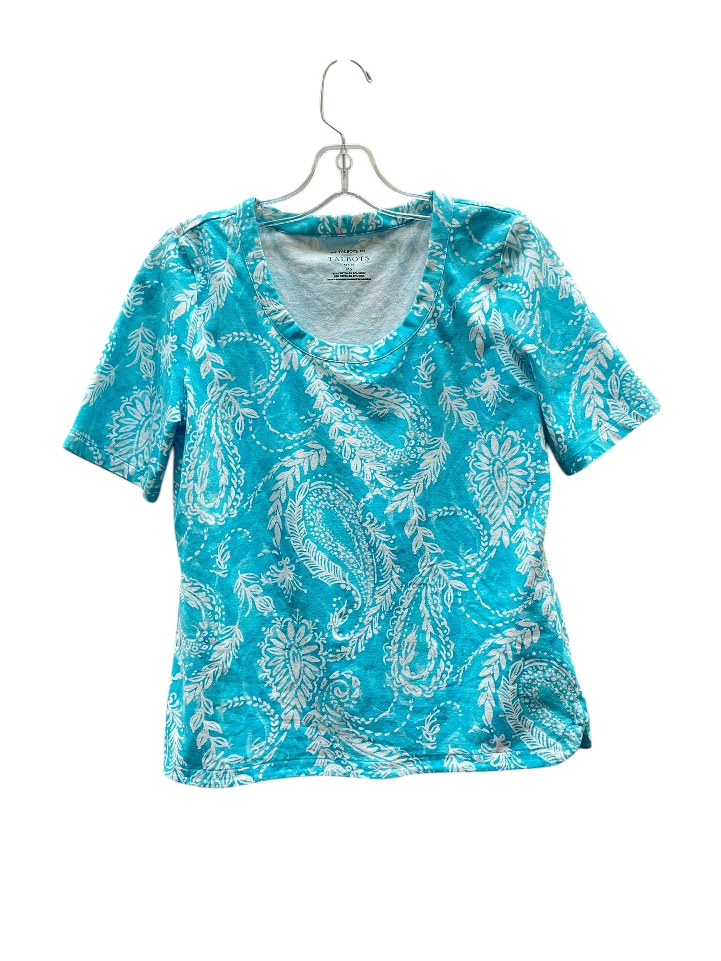 Top Ss By Talbots In Blue, Size:Mp