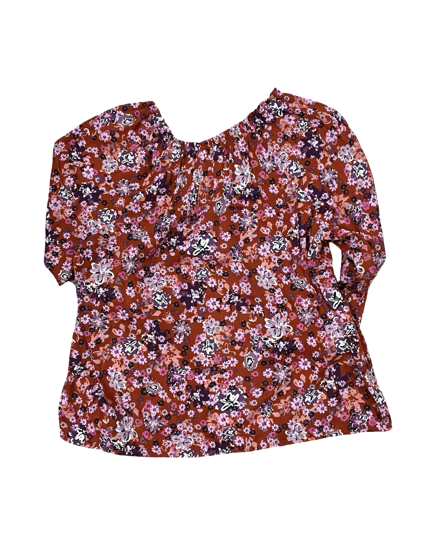 Top Ls By Sonoma In Orange & Purple, Size:Xl