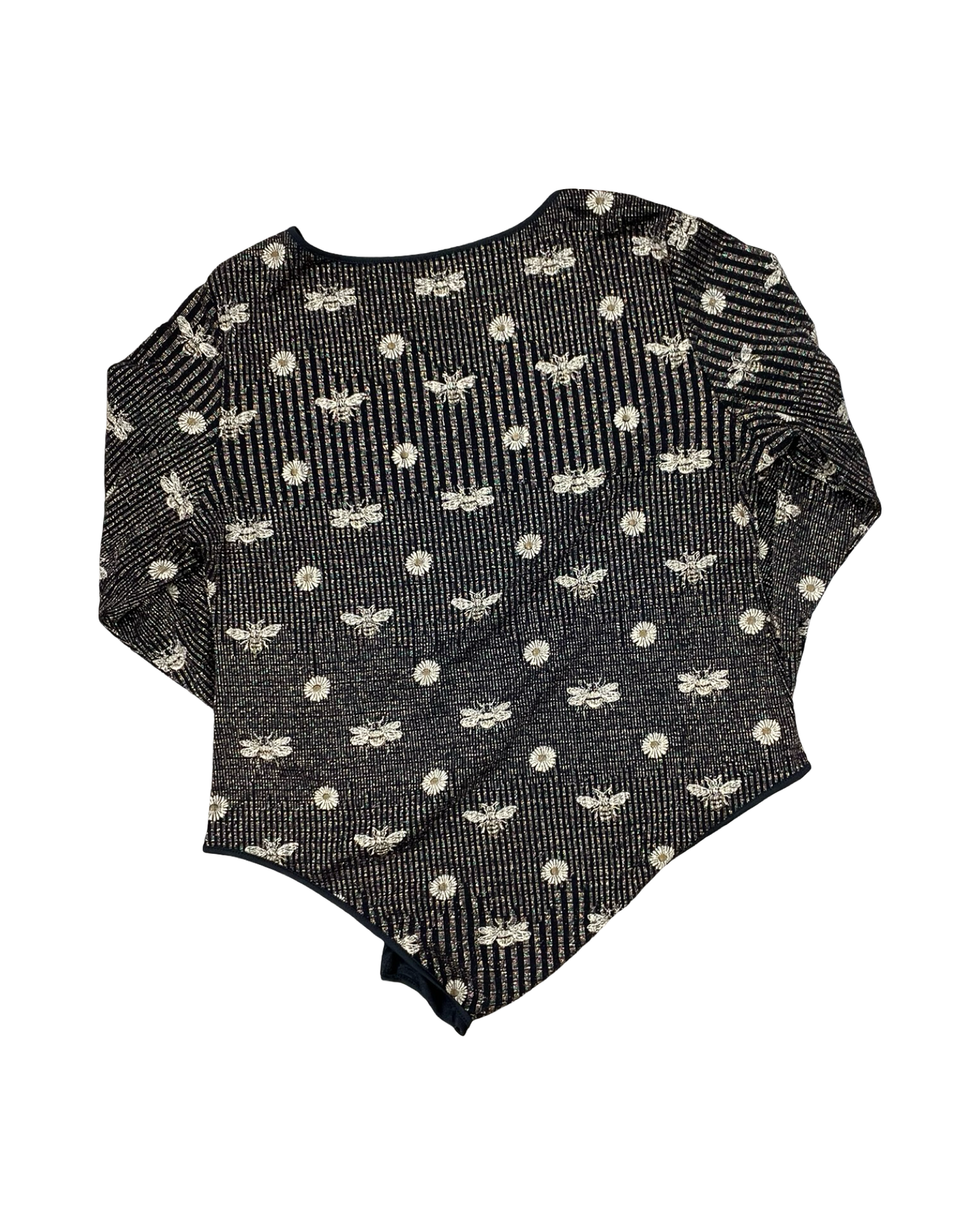Bodysuit By Shein In Black & Gold, Size:4X