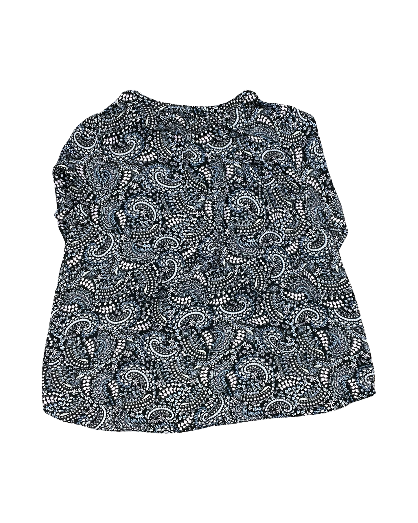 Top Ls By Tahari In Black & Pink, Size:1X
