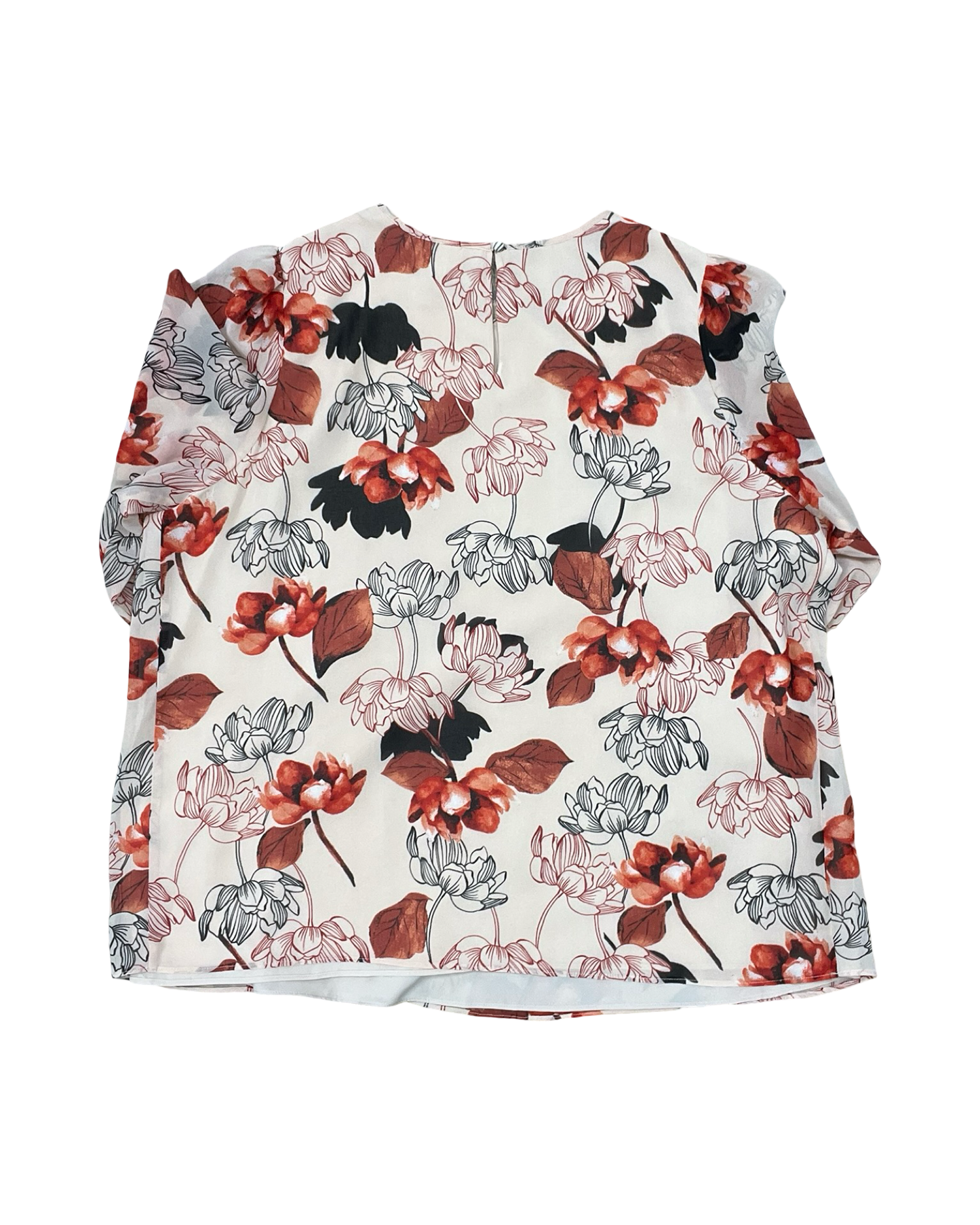 Top Ls By Ava & Viv In Peach, Size:1X