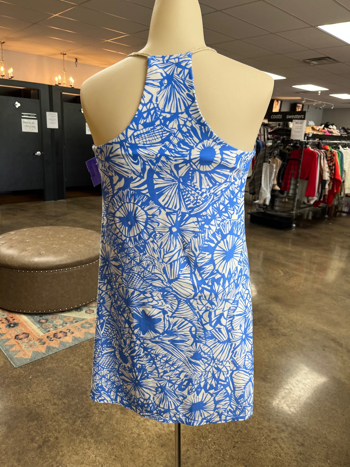 Dress Casual Short By Jude Connally In Blue & White, Size:Xs