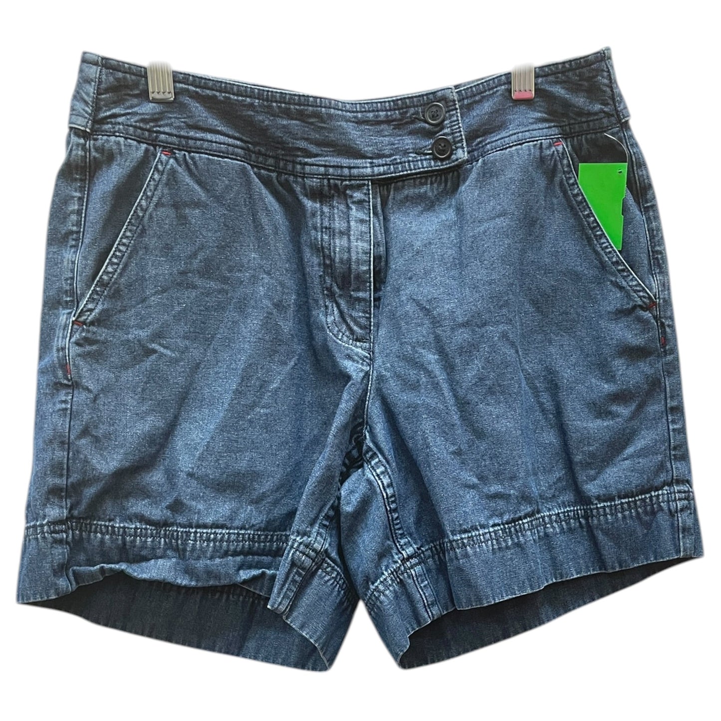 Shorts By Liz Claiborne In Blue Denim, Size:8