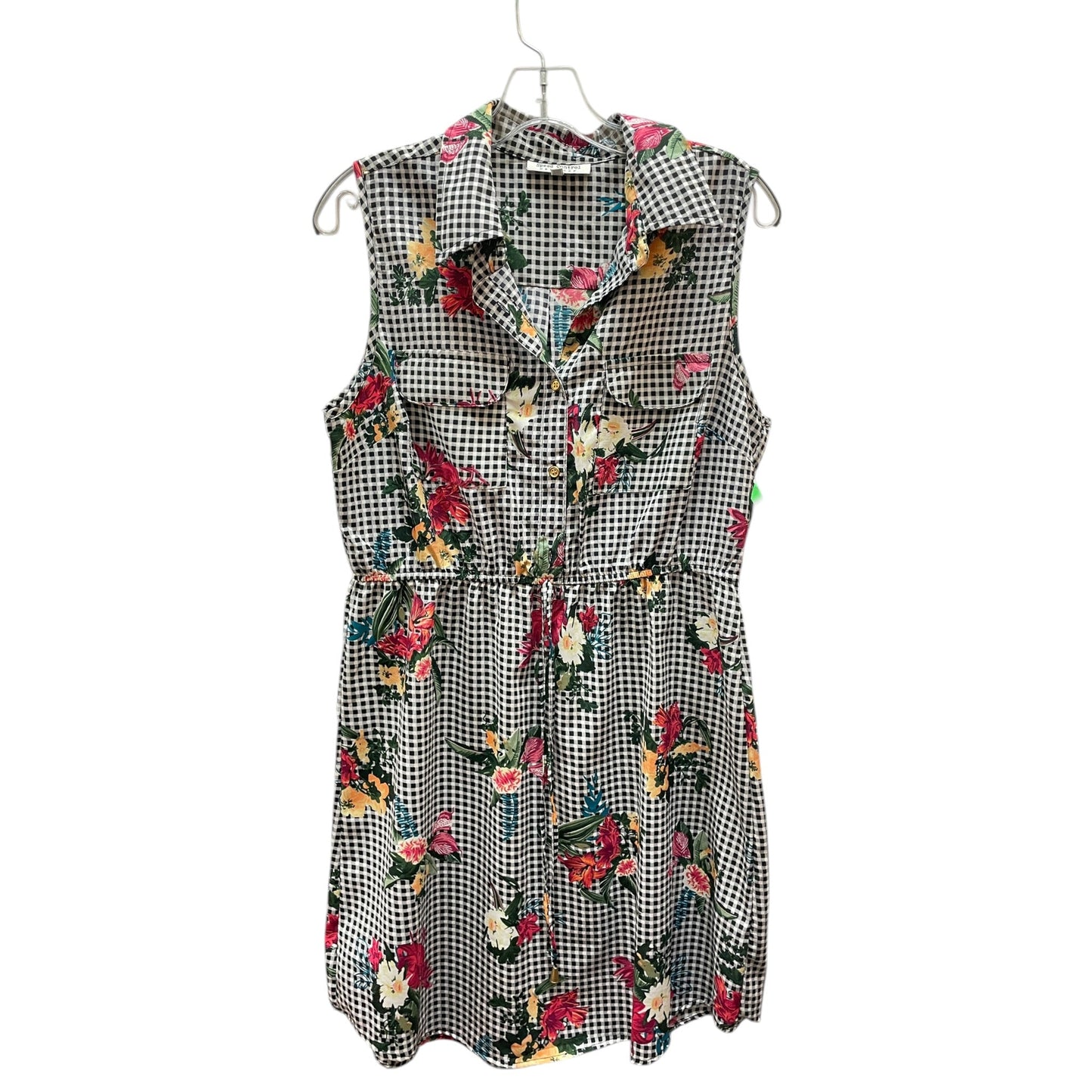 Dress Casual Midi By Speed Control In Floral Print, Size:L