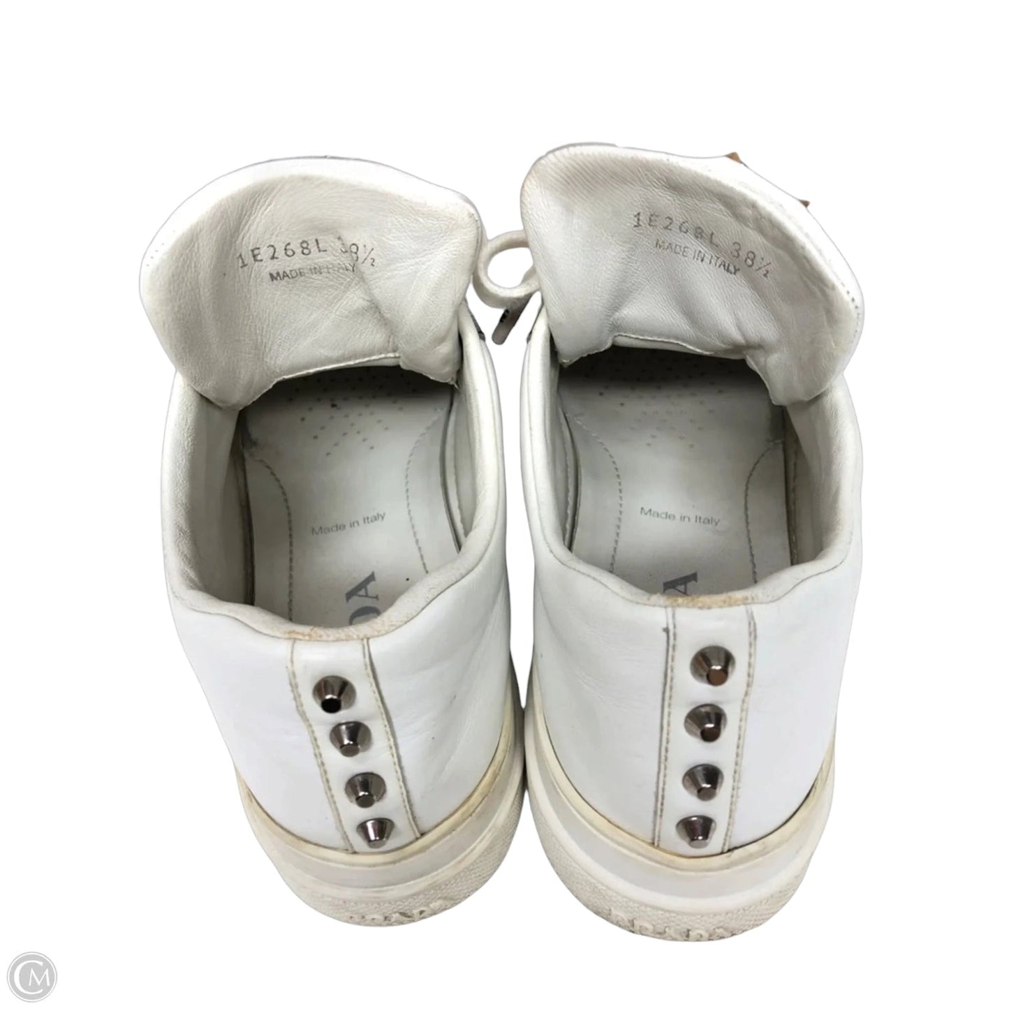 Shoes Luxury Designer By Prada In White, Size: 8
