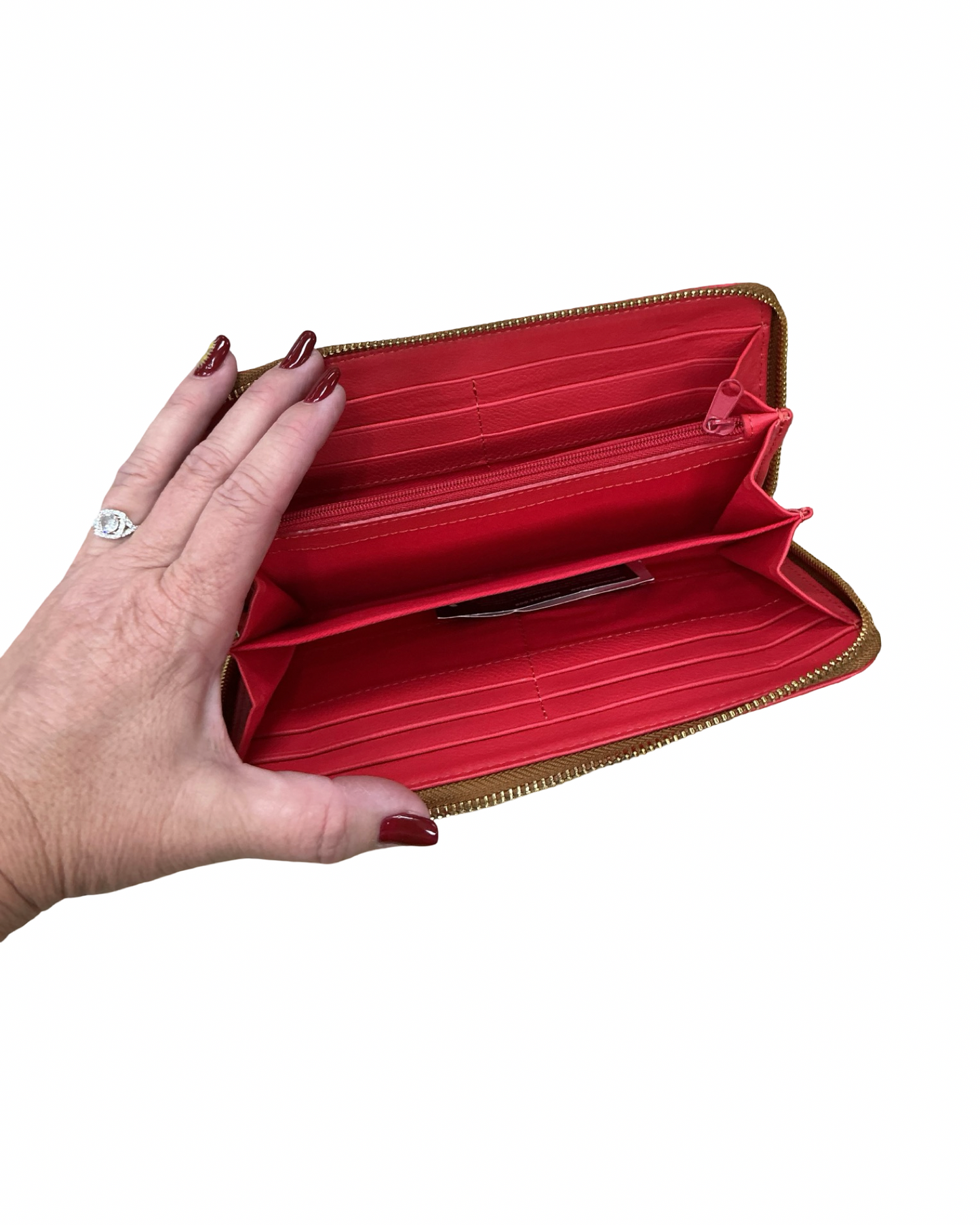 Wallet Designer By Dooney And Bourke In Red, Size:Large