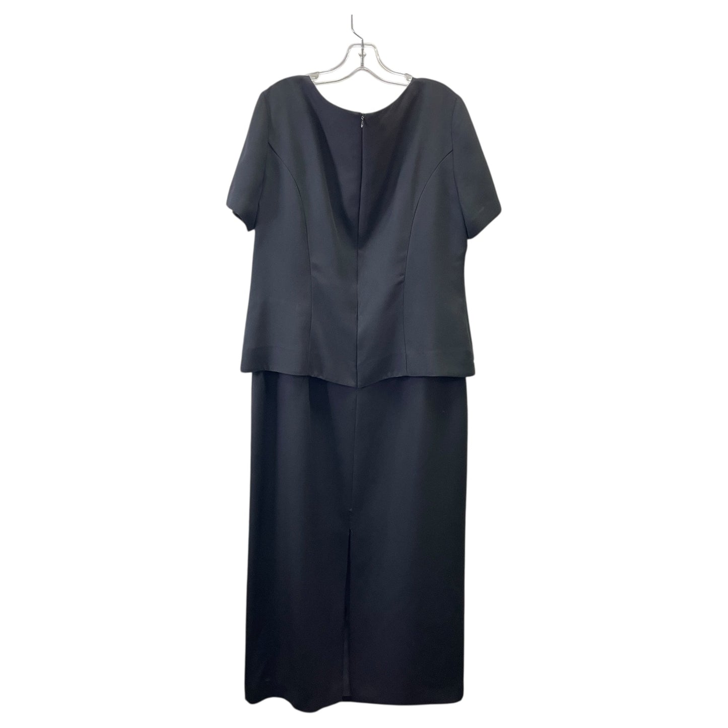 Dress Party Long By Jessica Howard In Black, Size:18