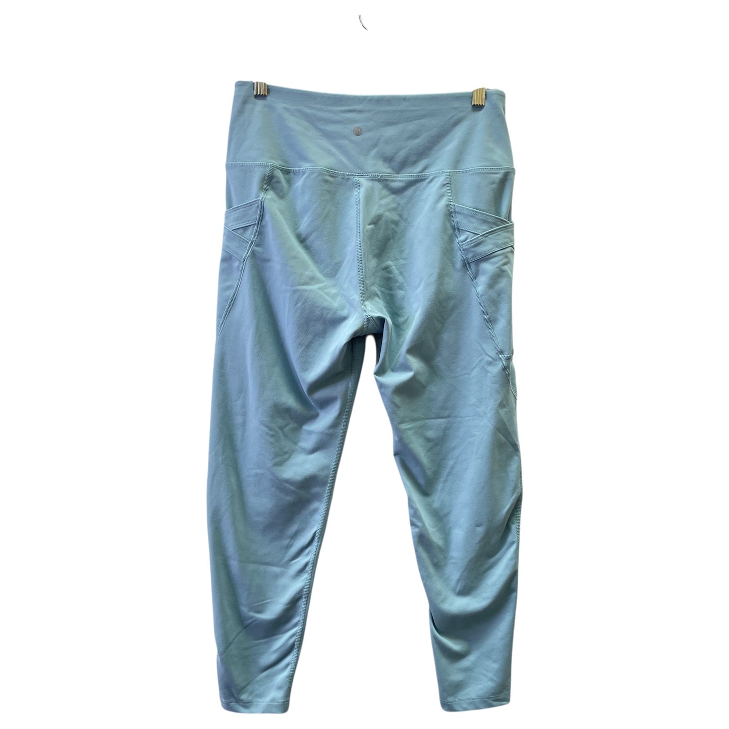 Athletic Leggings By Apana In Blue, Size:L