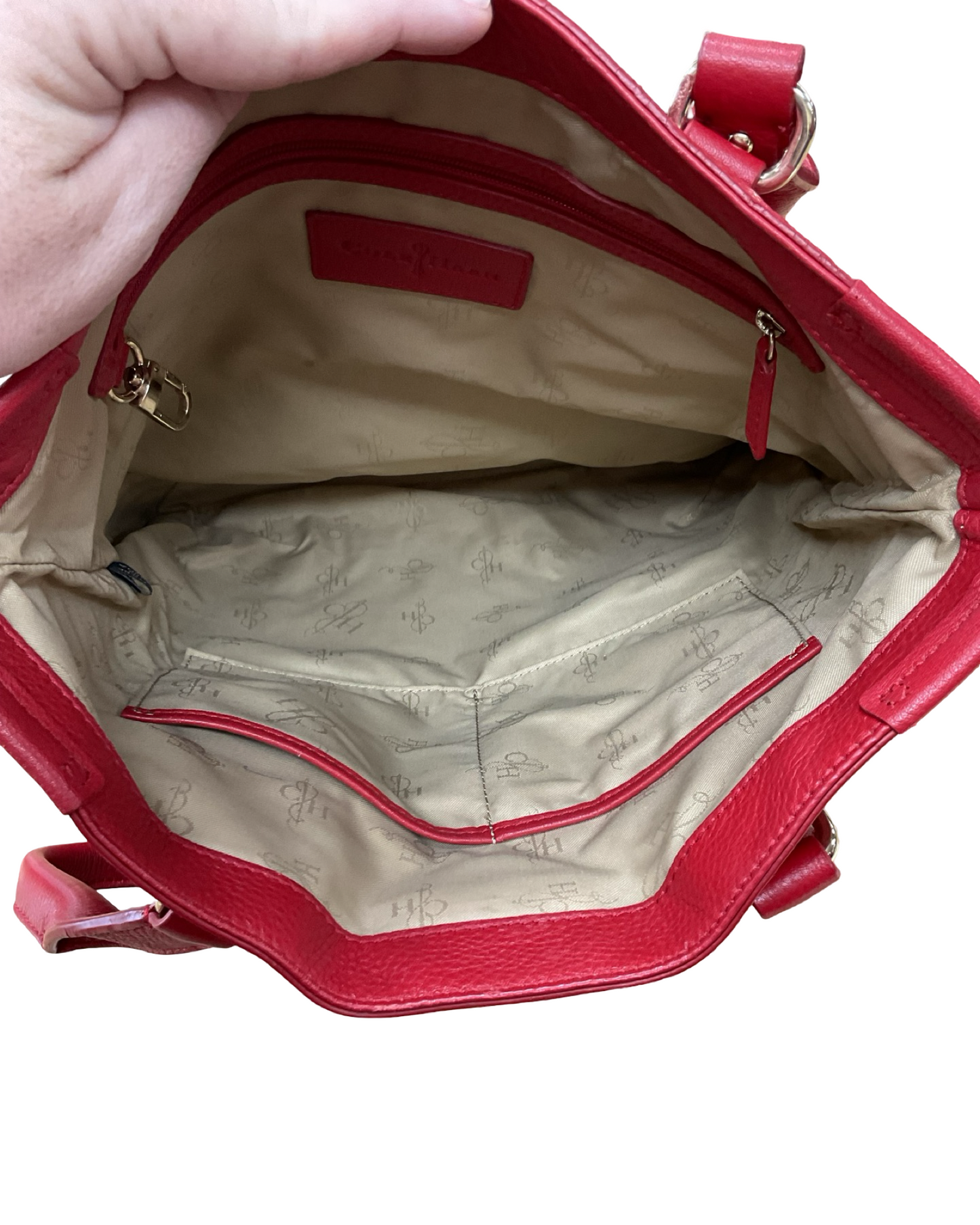 Handbag By Cole-Haan In Red, Size:Large
