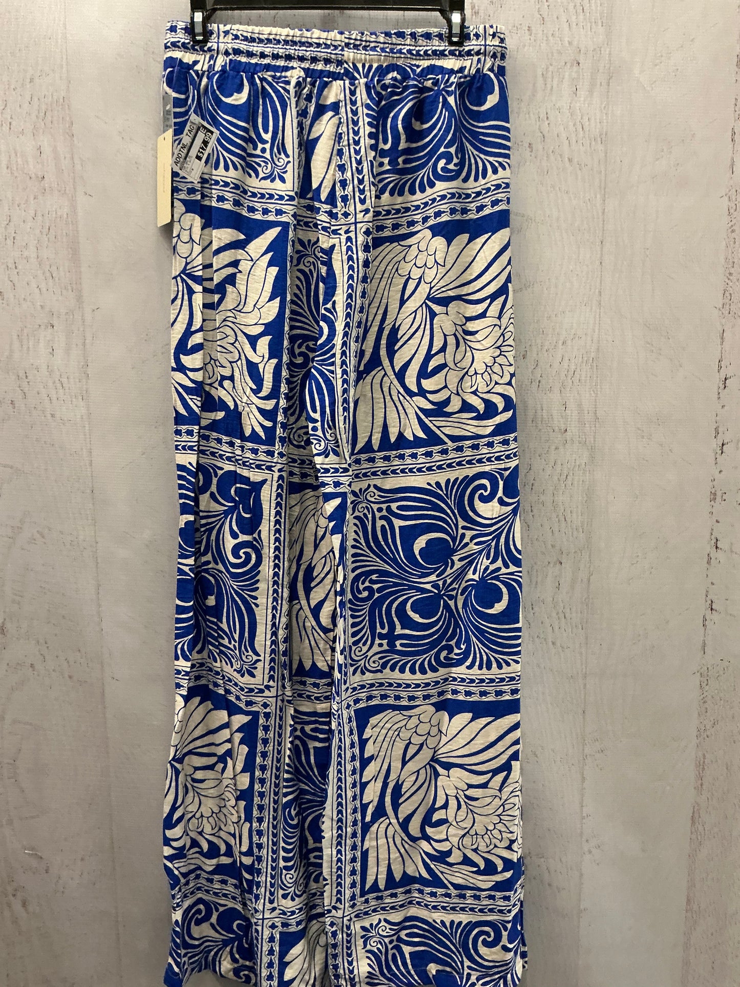 Top 2Pc Ss By Peach In Blue & White, Size:M