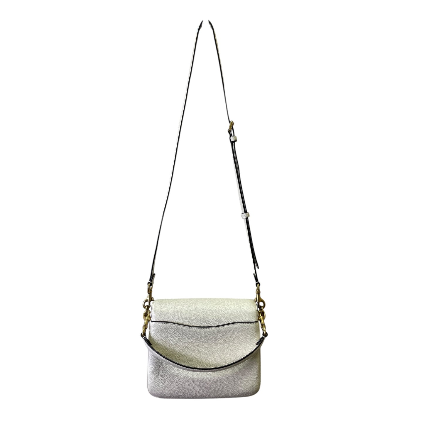 Crossbody Designer By Coach In Ivory, Size:Small