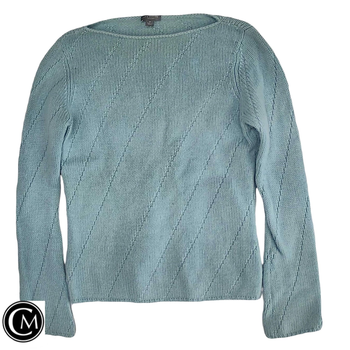 Sweater Cashmere By Ann Taylor In Blue, Size: Sp