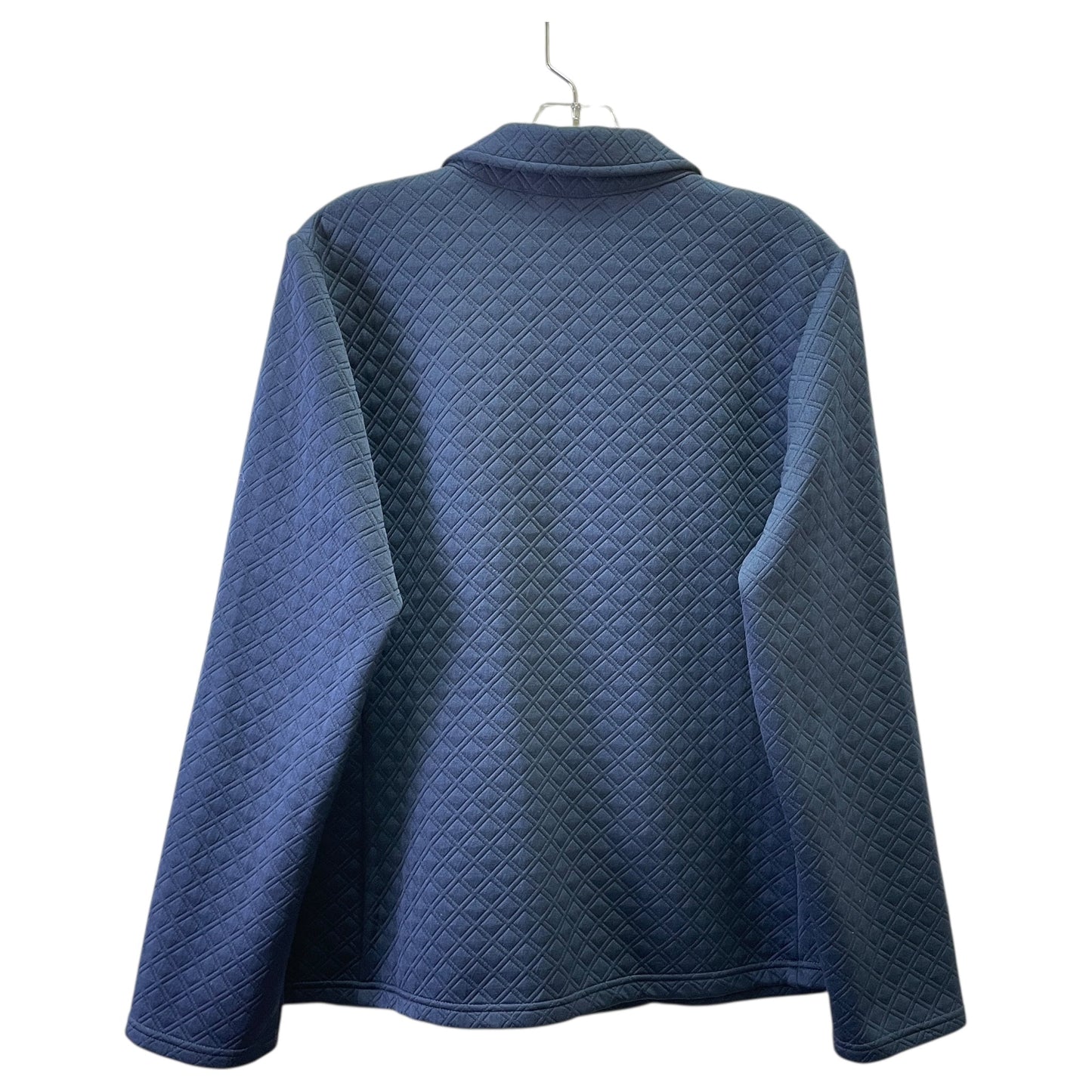 Jacket Puffer & Quilted By Chicos In Blue, Size:L