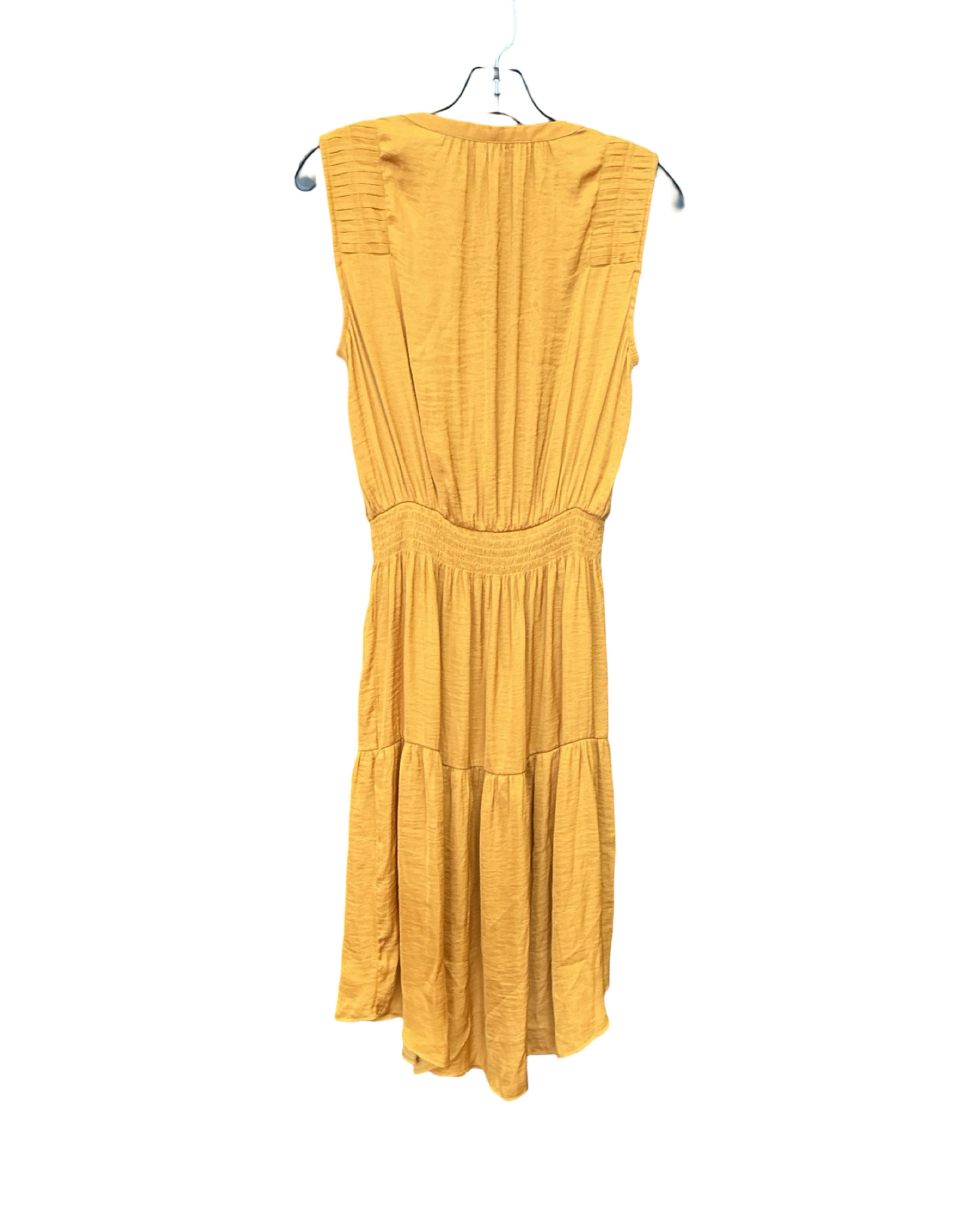 Dress Casual Midi By Simply Vera In Gold, Size:M