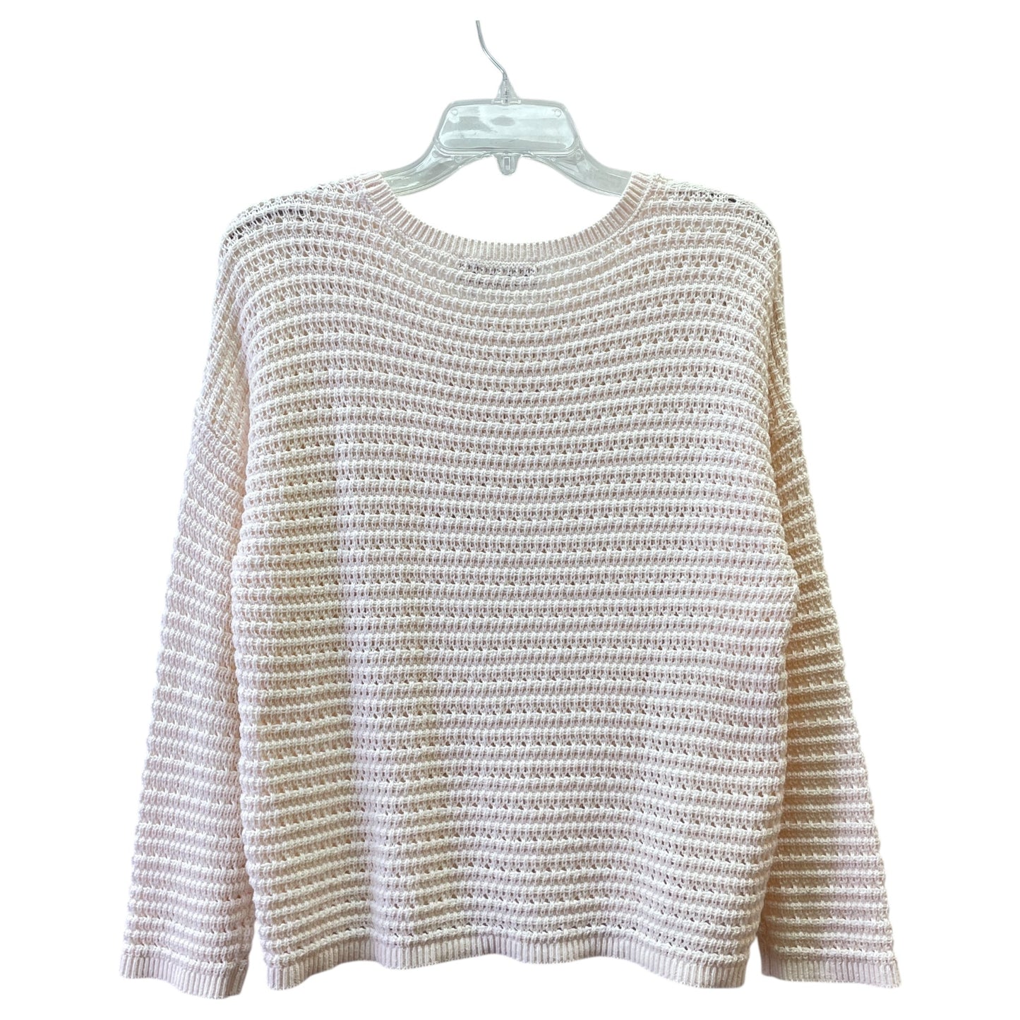 Sweater By Loft In Cream, Size:L