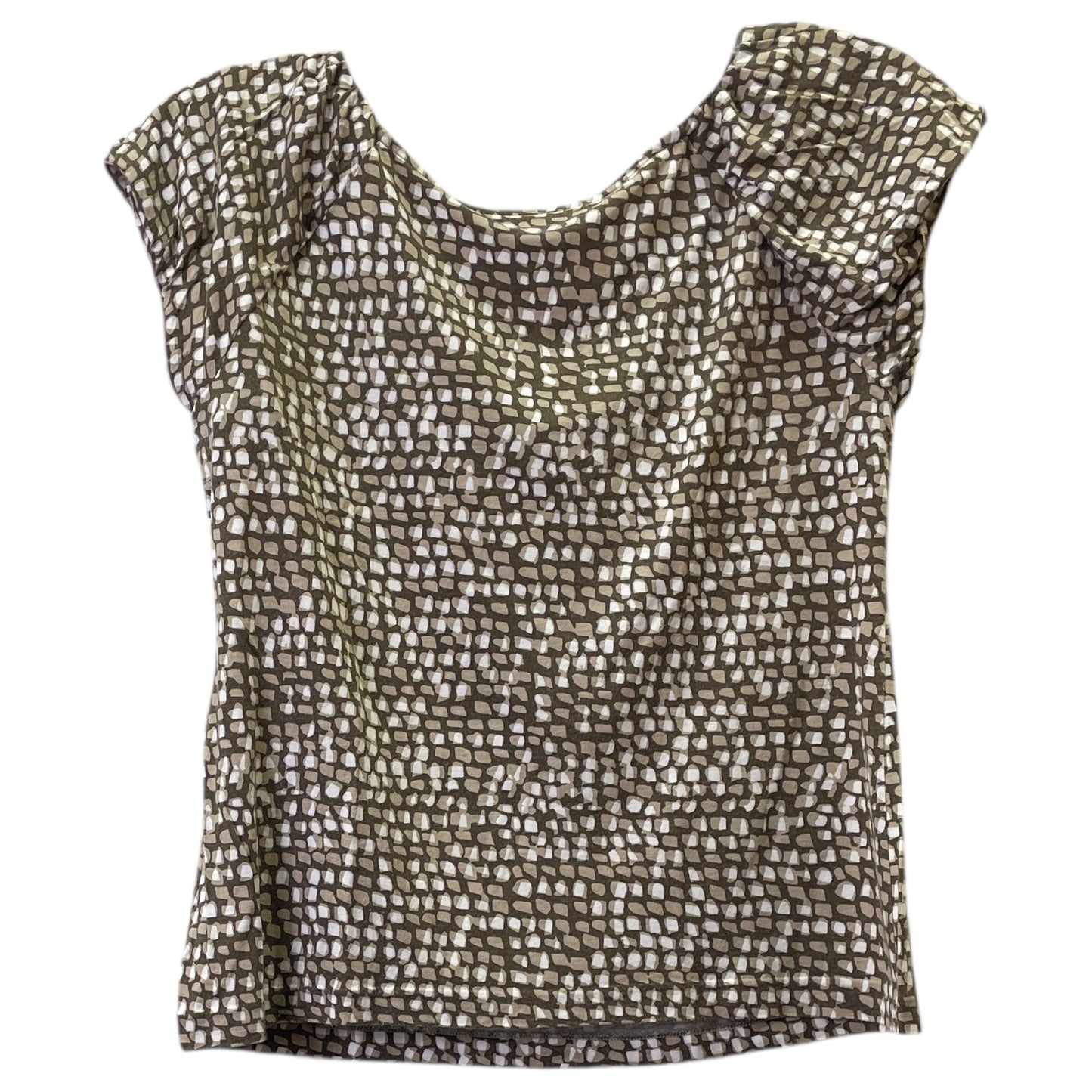 Top Ss Basic By Banana Republic In Brown, Size:L