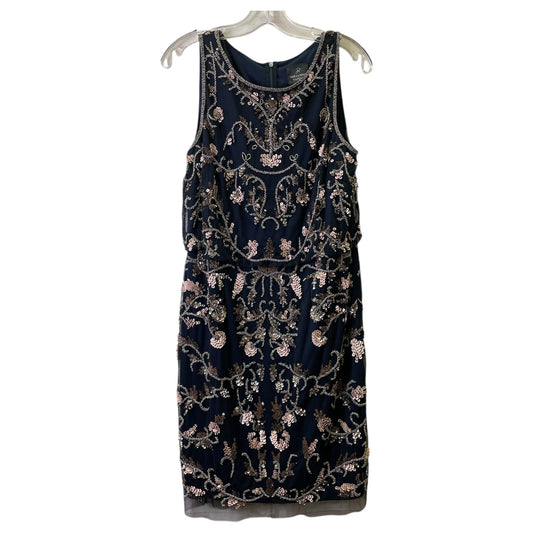 Dress Designer By Oscar De La Renta In Black & Cream, Size:S