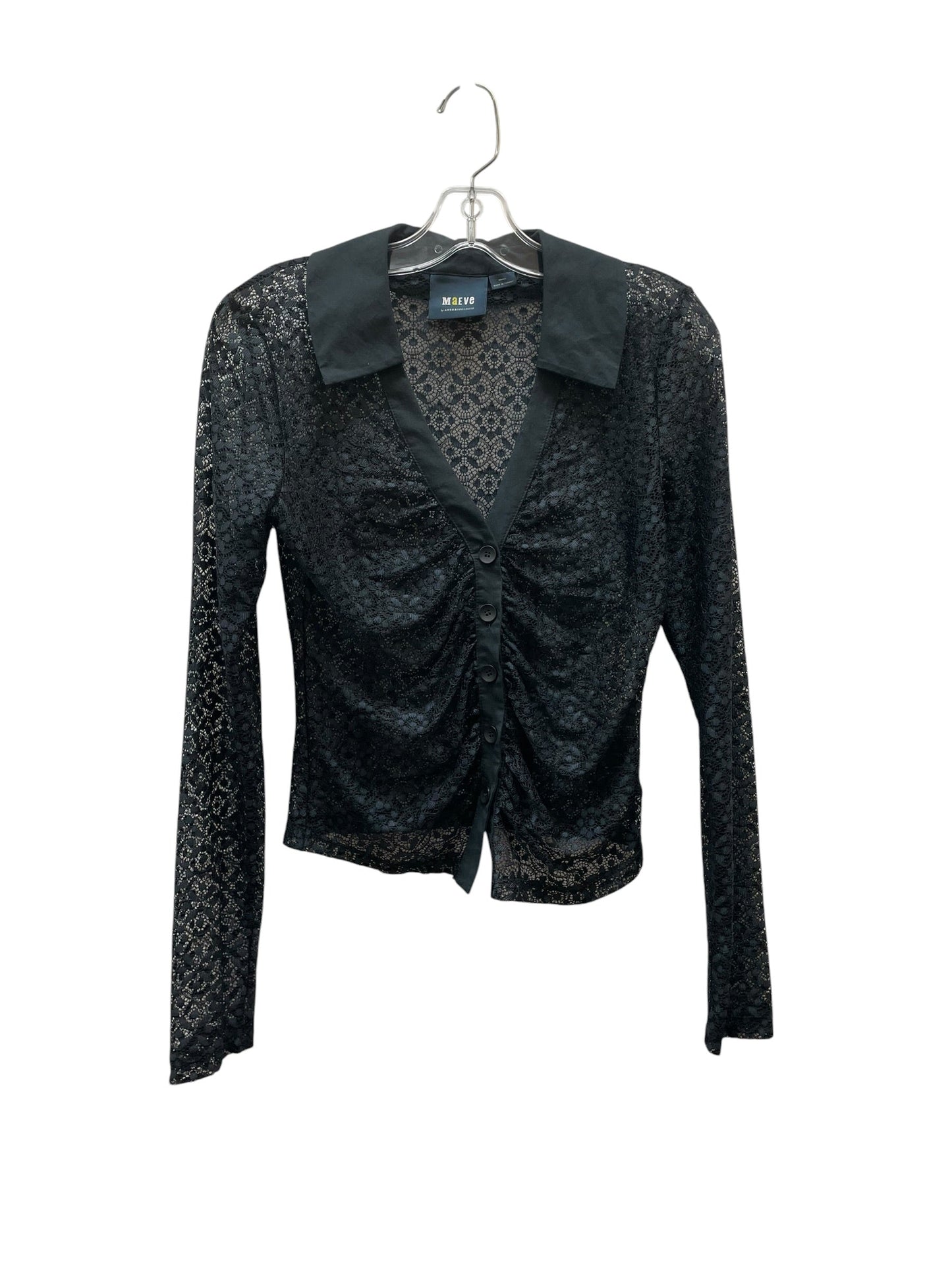 Top Ls Basic By Maeve In Black, Size:S