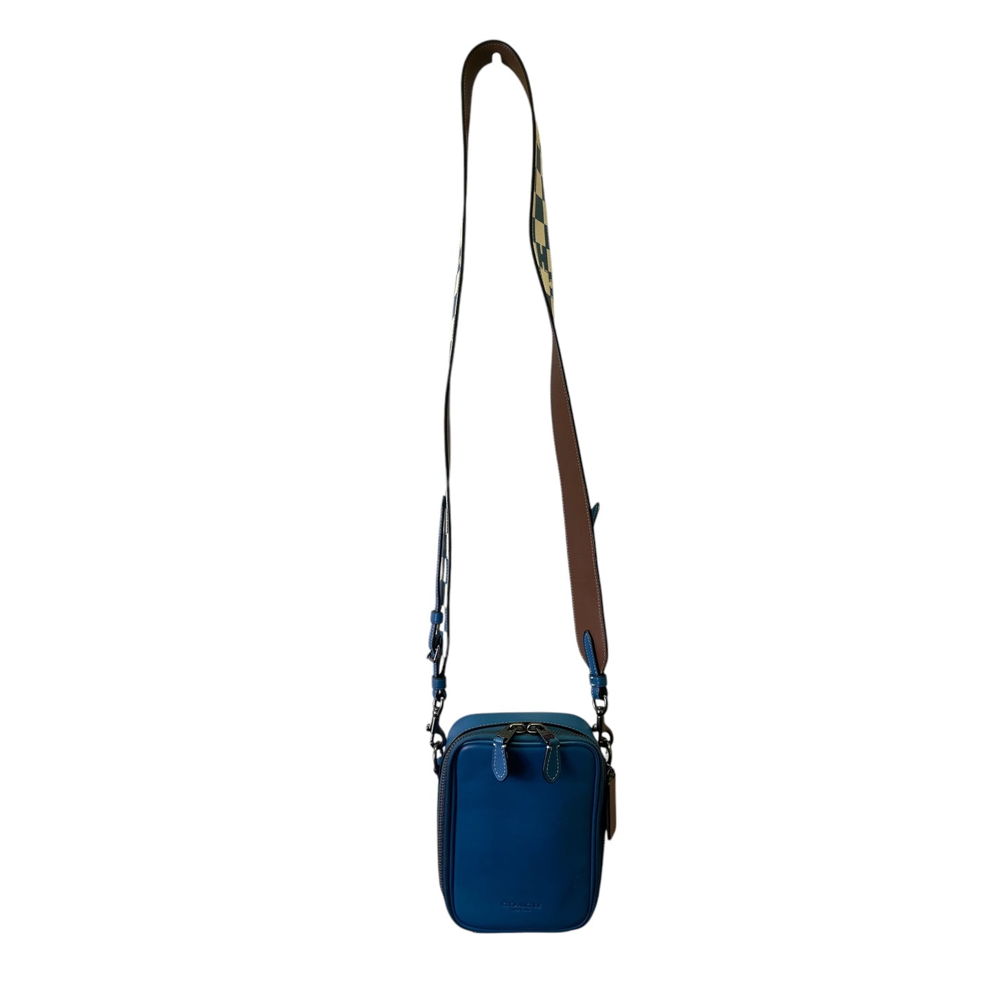 Handbag Designer By Coach In Blue, Size:Small