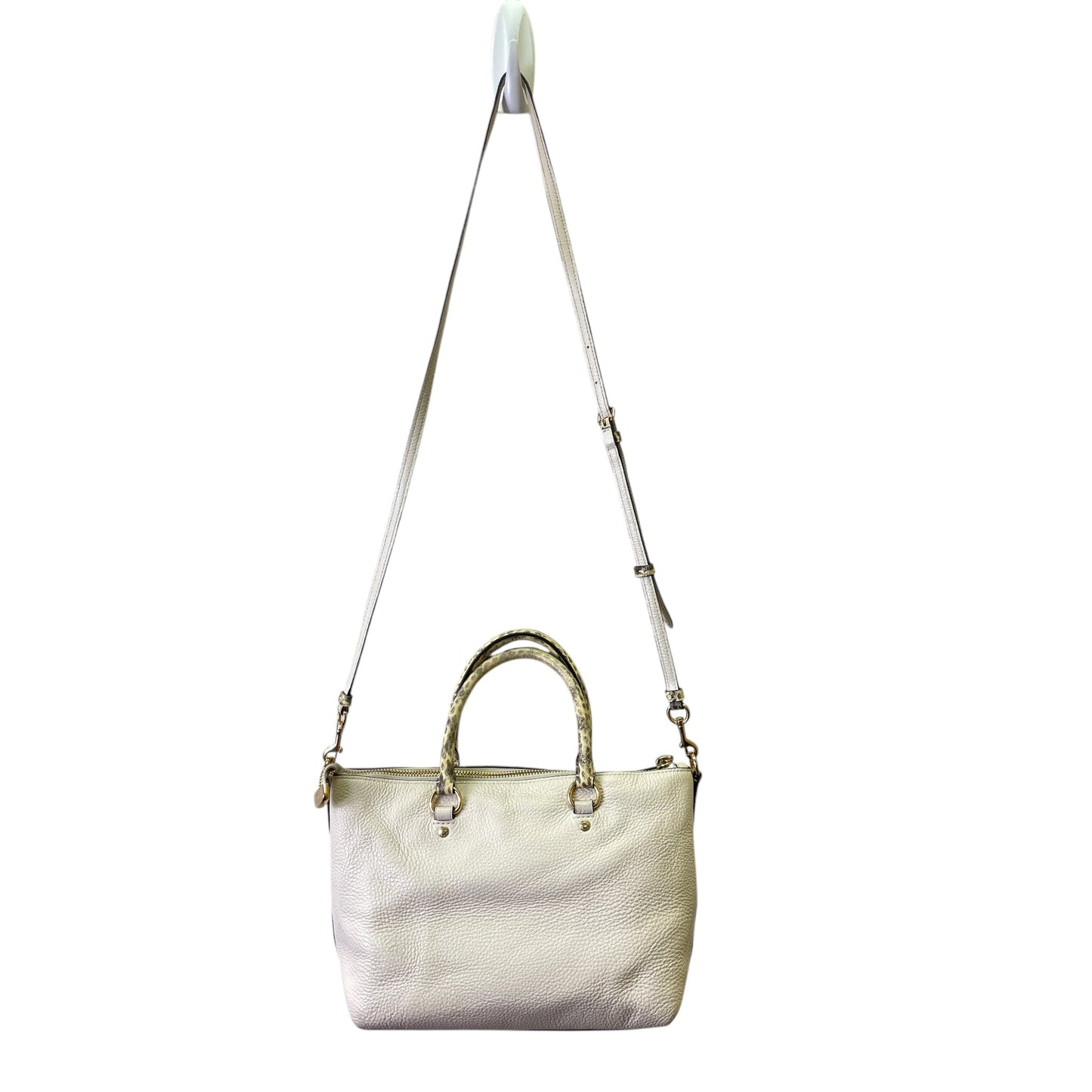 HANDBAG DESIGNER by COACH In CREAM, Size: SMALL