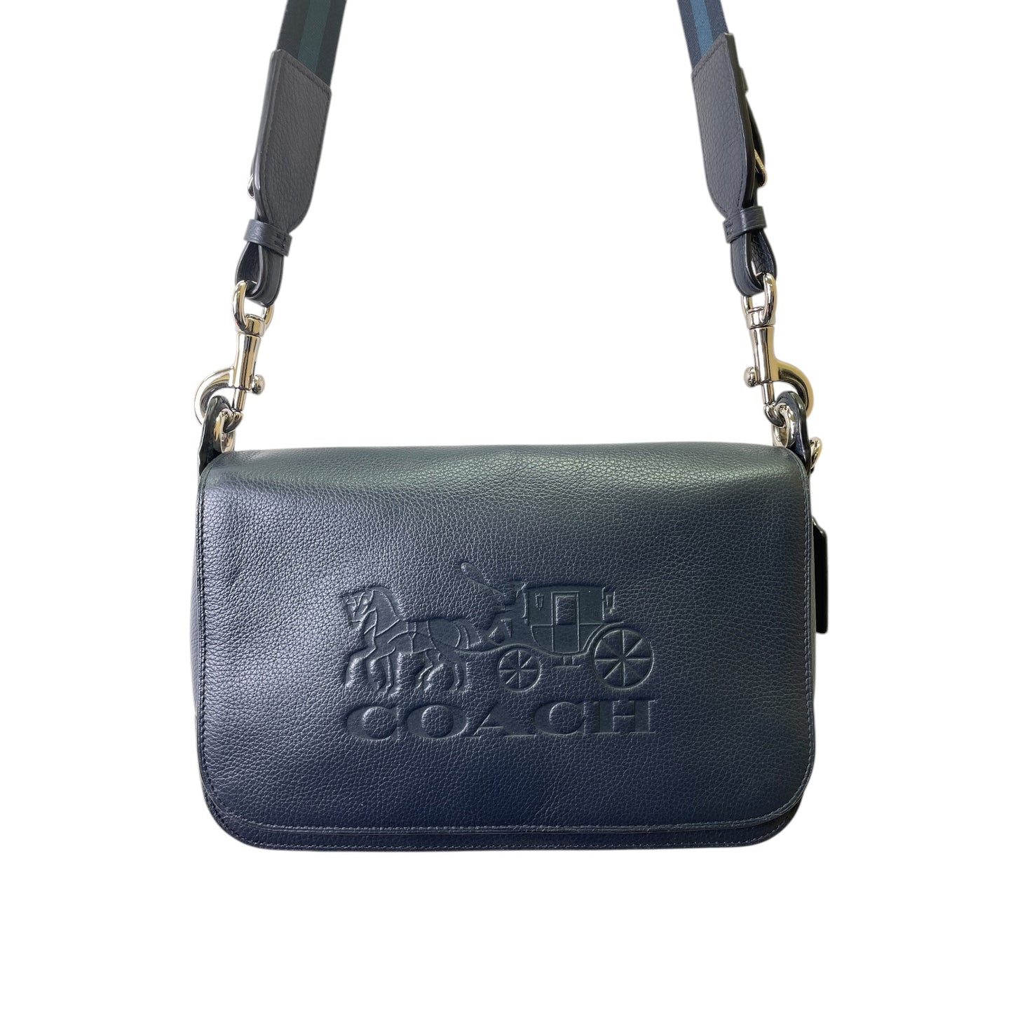 Handbag Designer By Coach In Blue, Size:Medium