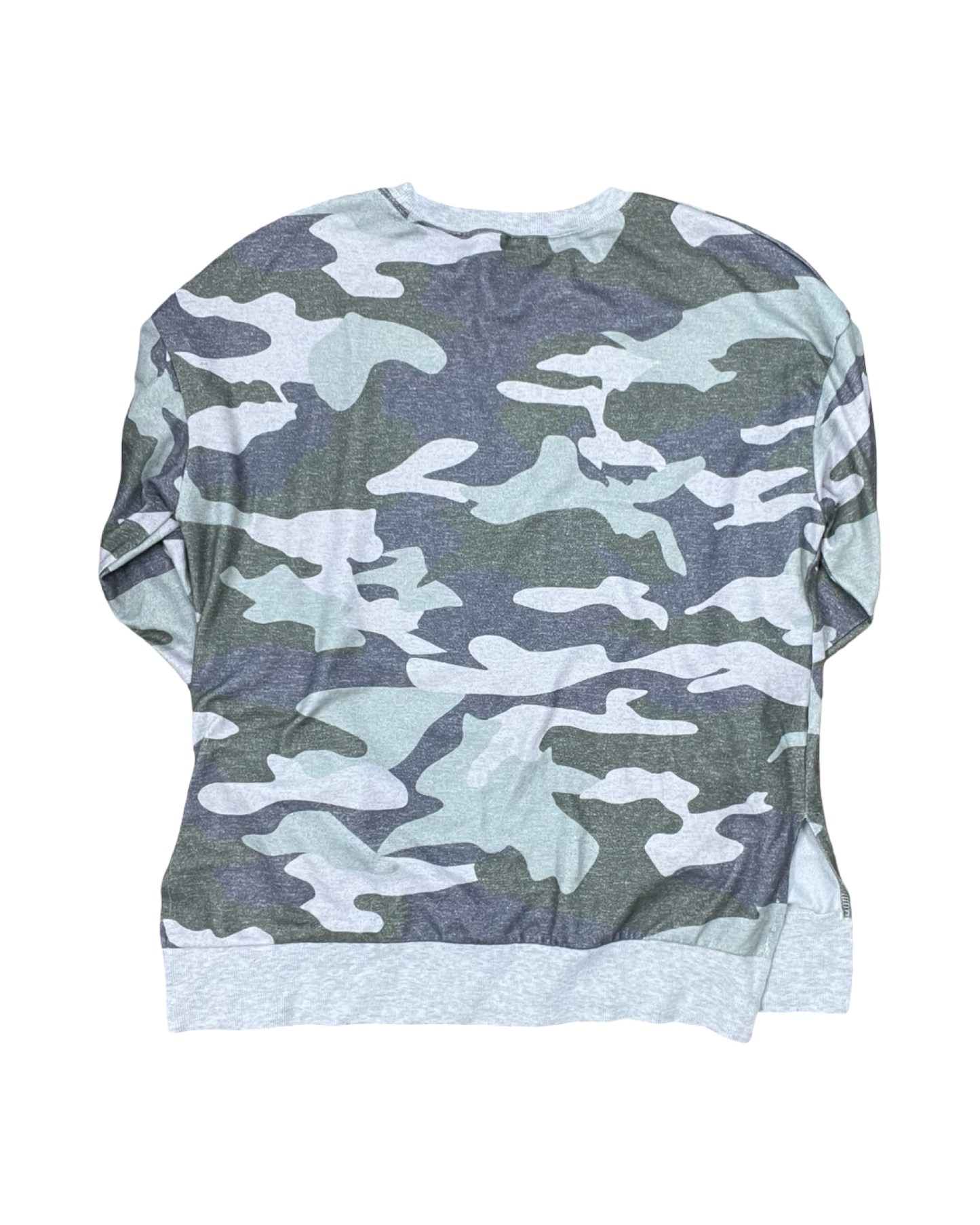 Top Ls By Clothes Mentor In Camouflage Print, Size:L
