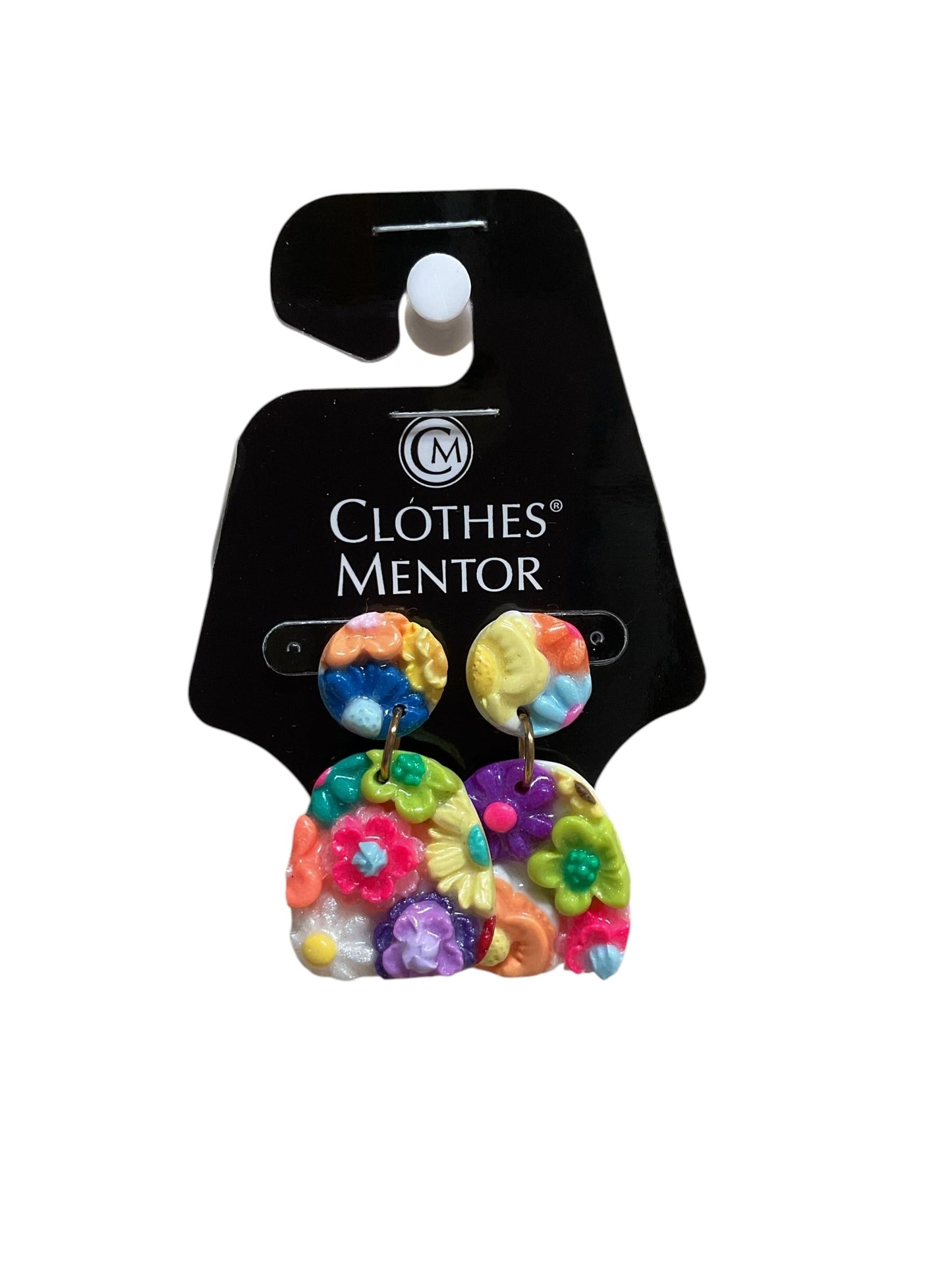 Earrings Dangle/Drop By Cmf In Floral Print