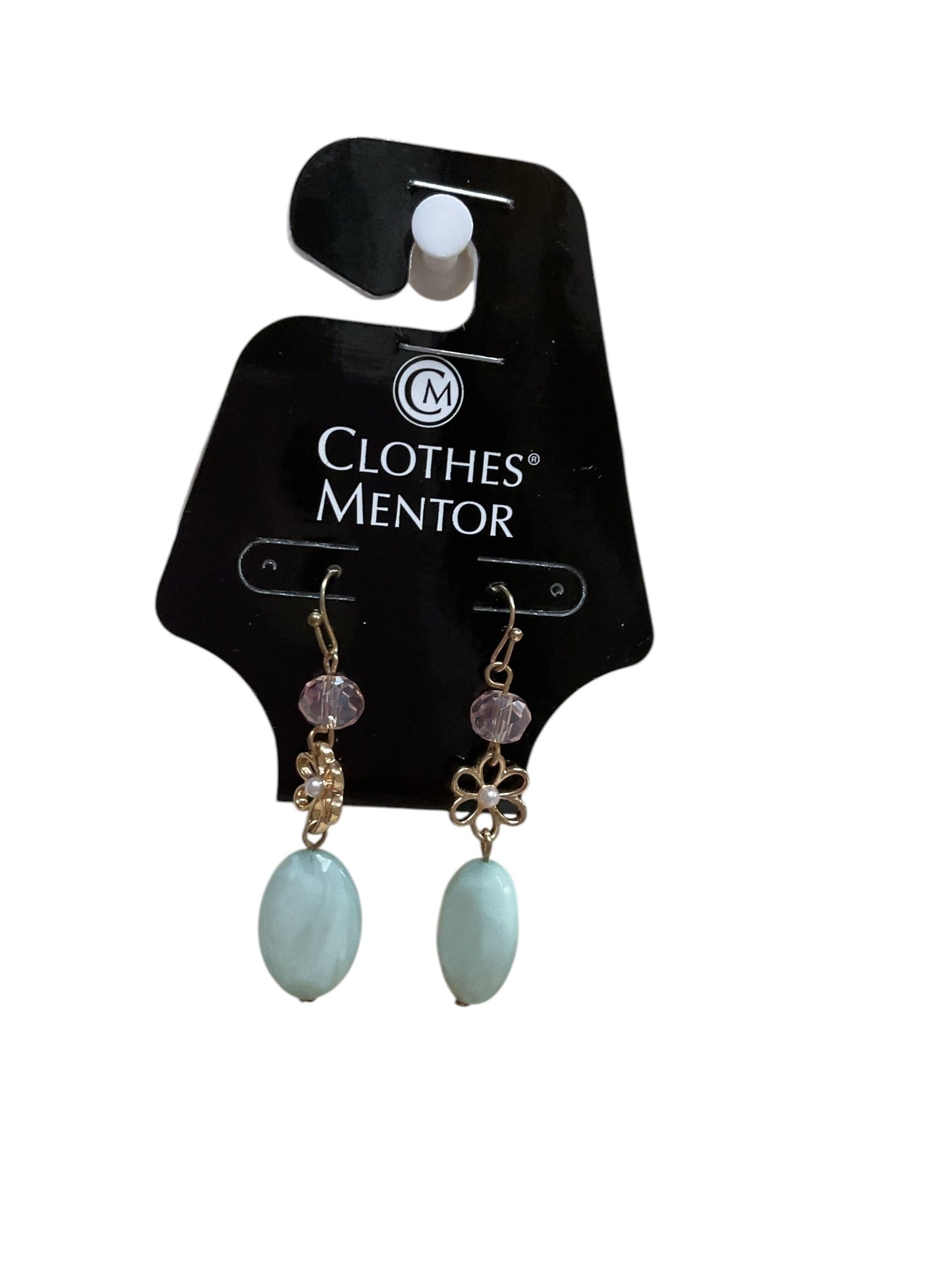 Earrings Dangle/Drop By Cmf In Blue & Pink