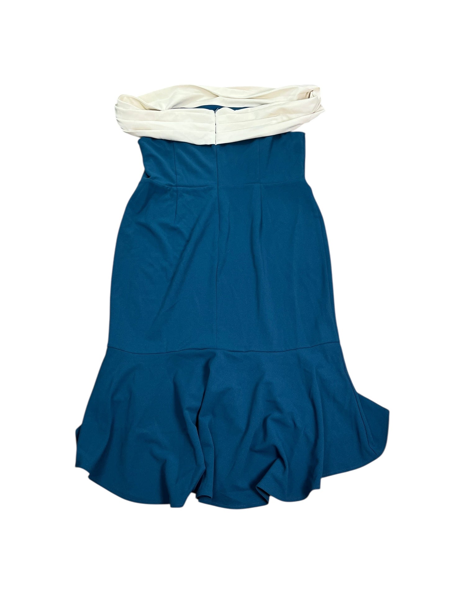 Dress Party Midi By Clothes Mentor In Blue, Size:1X